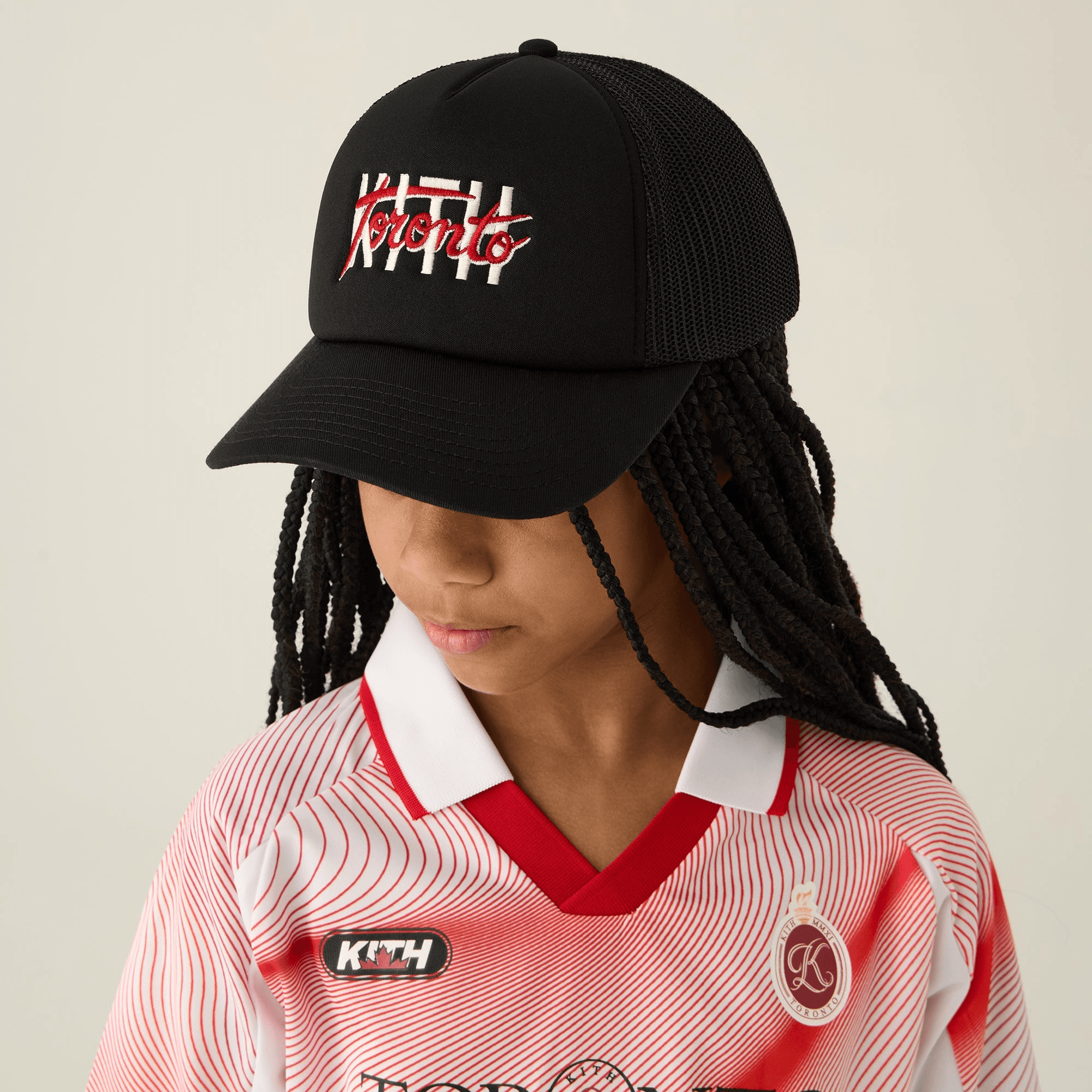Kith Kids Toronto Regional Trucker Hat - Black — Image 5