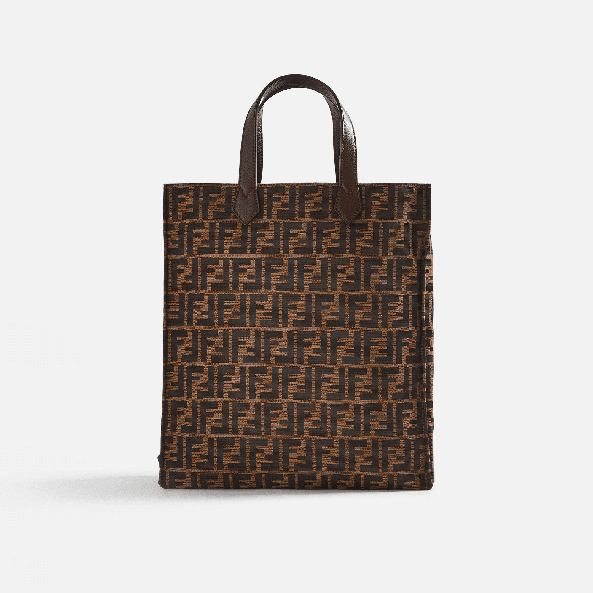 WGACA Fendi Zucca Vertical Tote - Brown — Image 2