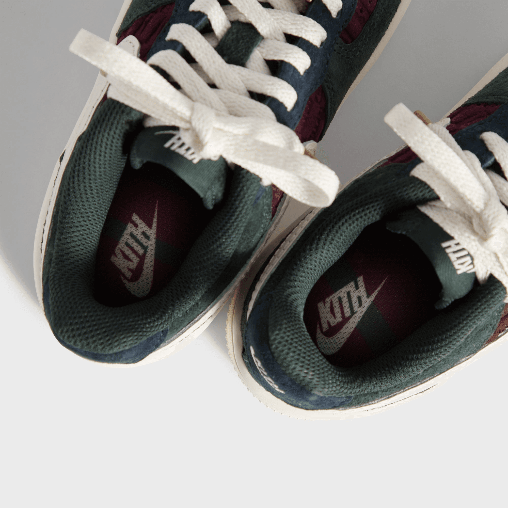 Kith for Nike PS Air Force 1 Low Lace - Night Maroon / Phantom — Image 4