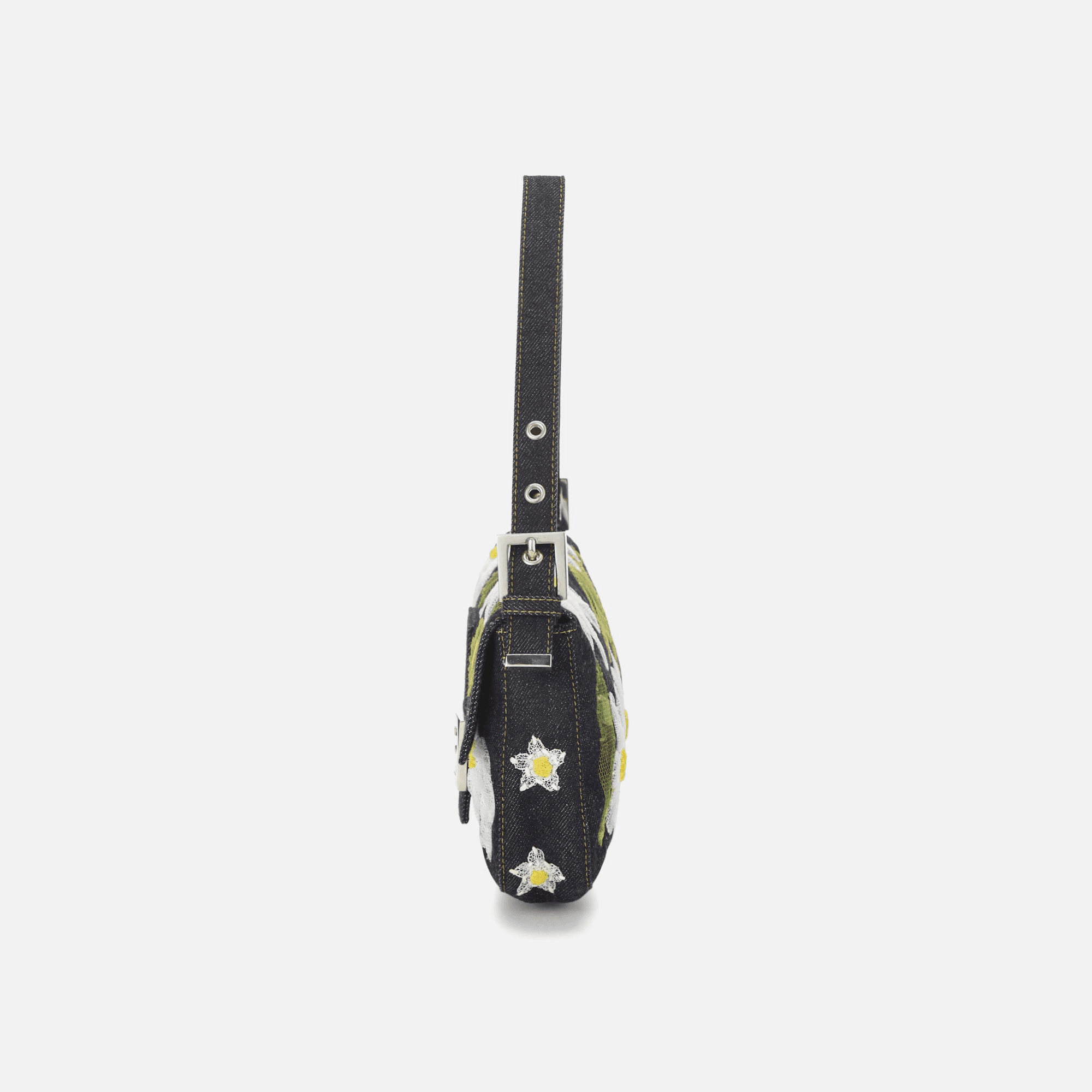 WGACA Fendi Denim Baguette - Navy — Image 4