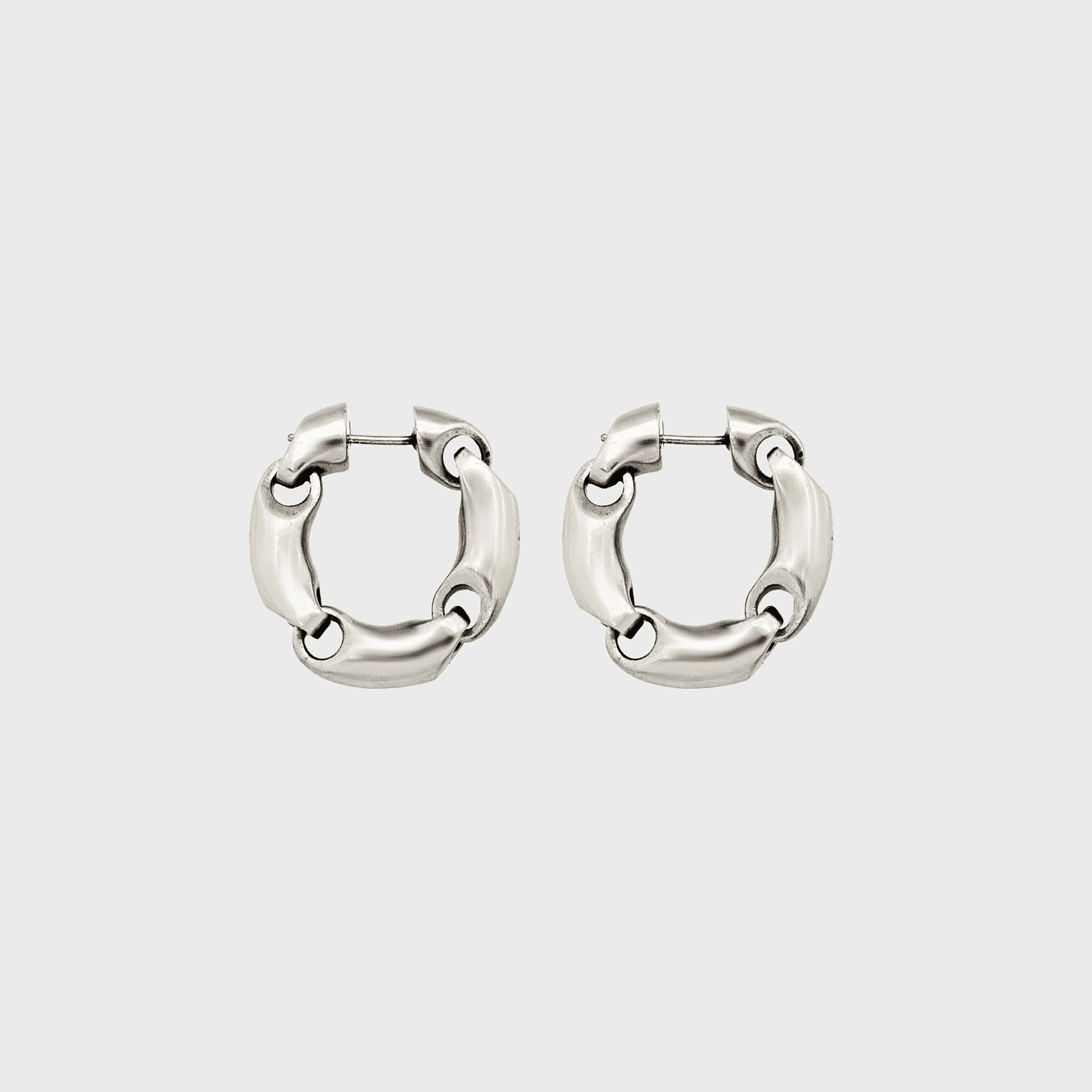 ARSN Favorite Mistake Hoops - Silver — Image 2
