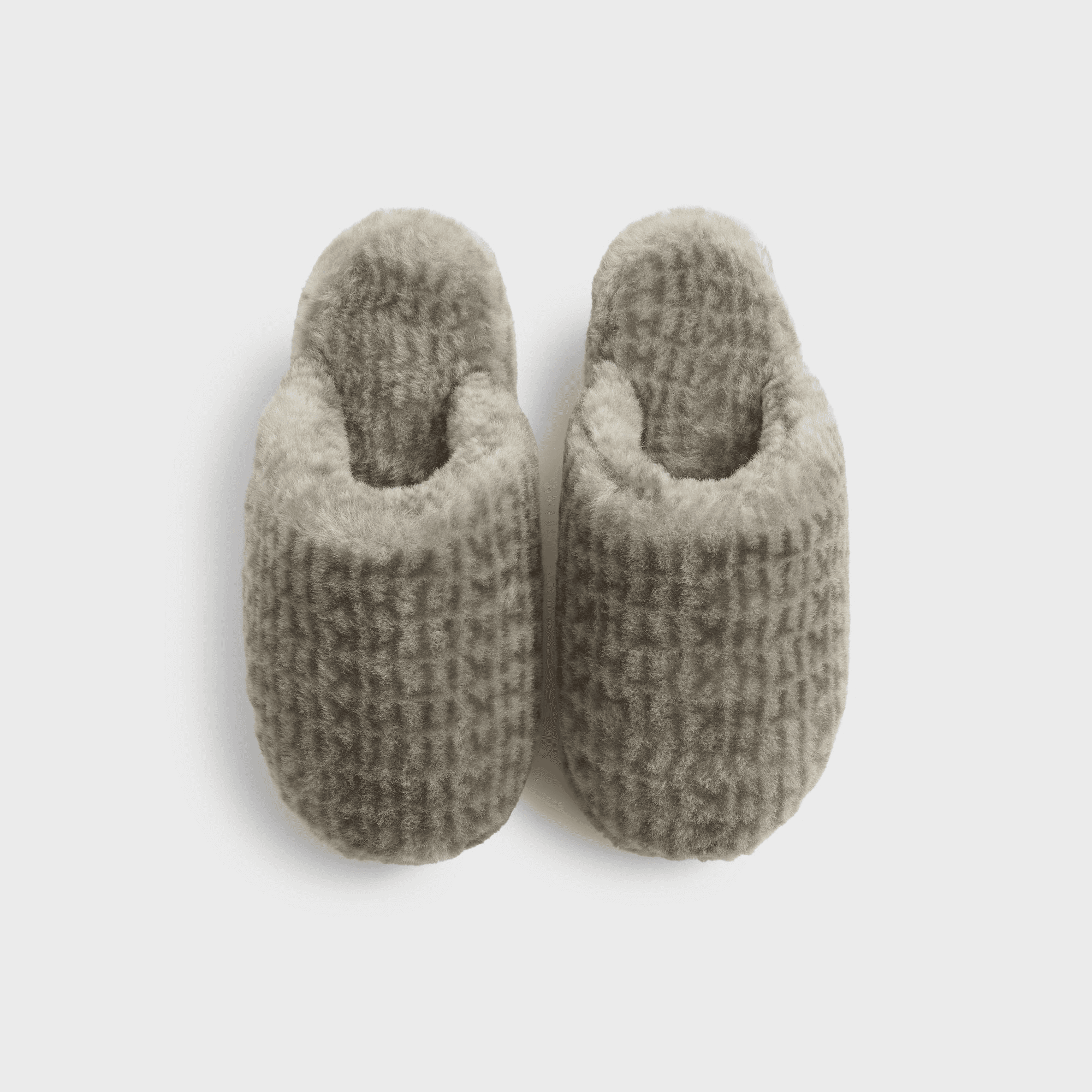 Kithmas Women Monogram Shearling Slippers - Palais