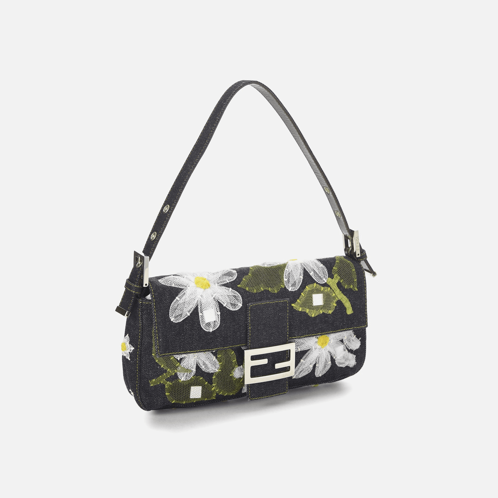 WGACA Fendi Denim Baguette - Navy — Image 3