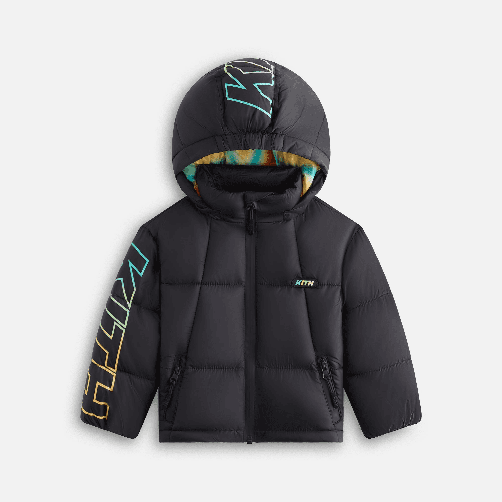 Kith Kids Classic Midi Puffer - Black