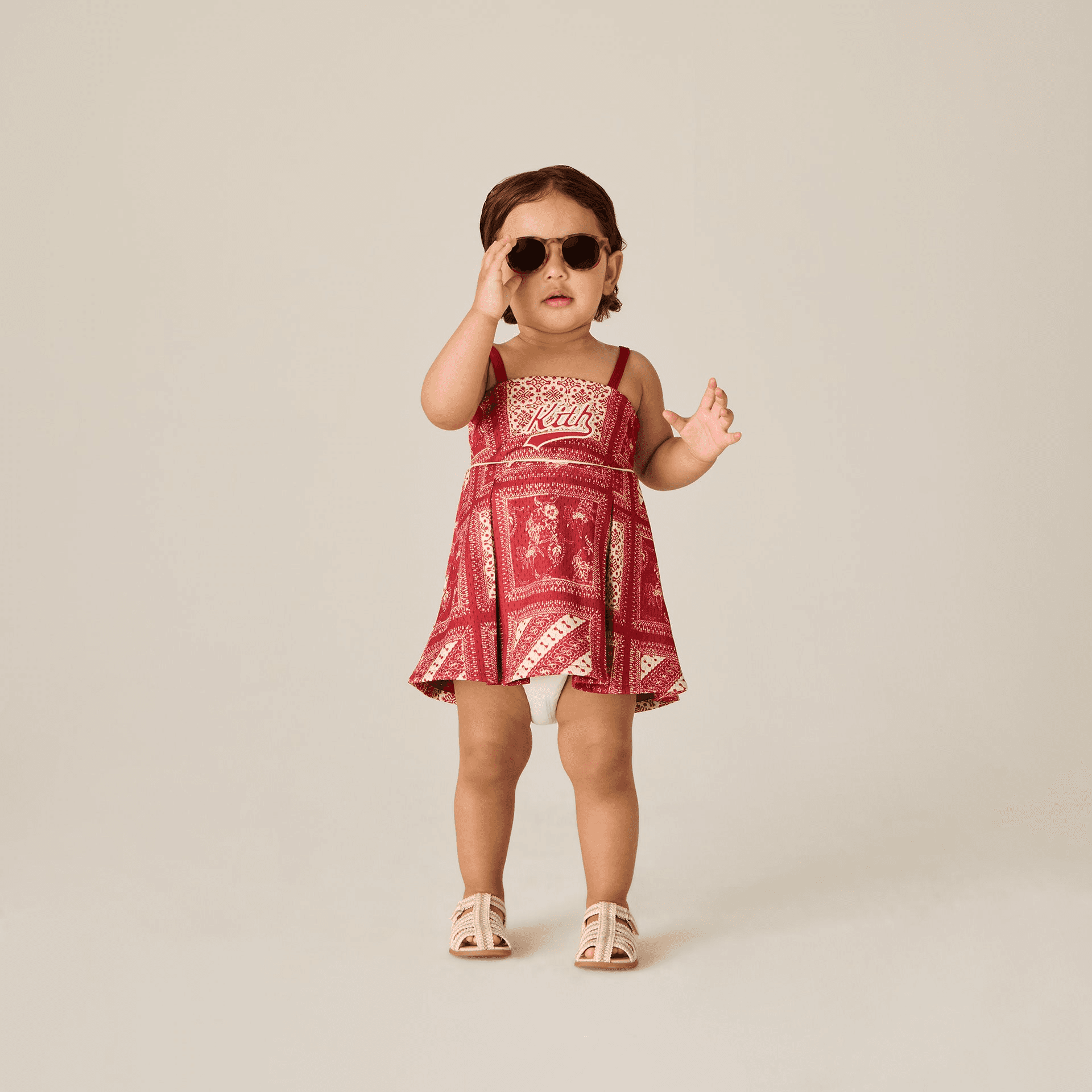Kith Baby Baseball Dress - Bitters — Image 6