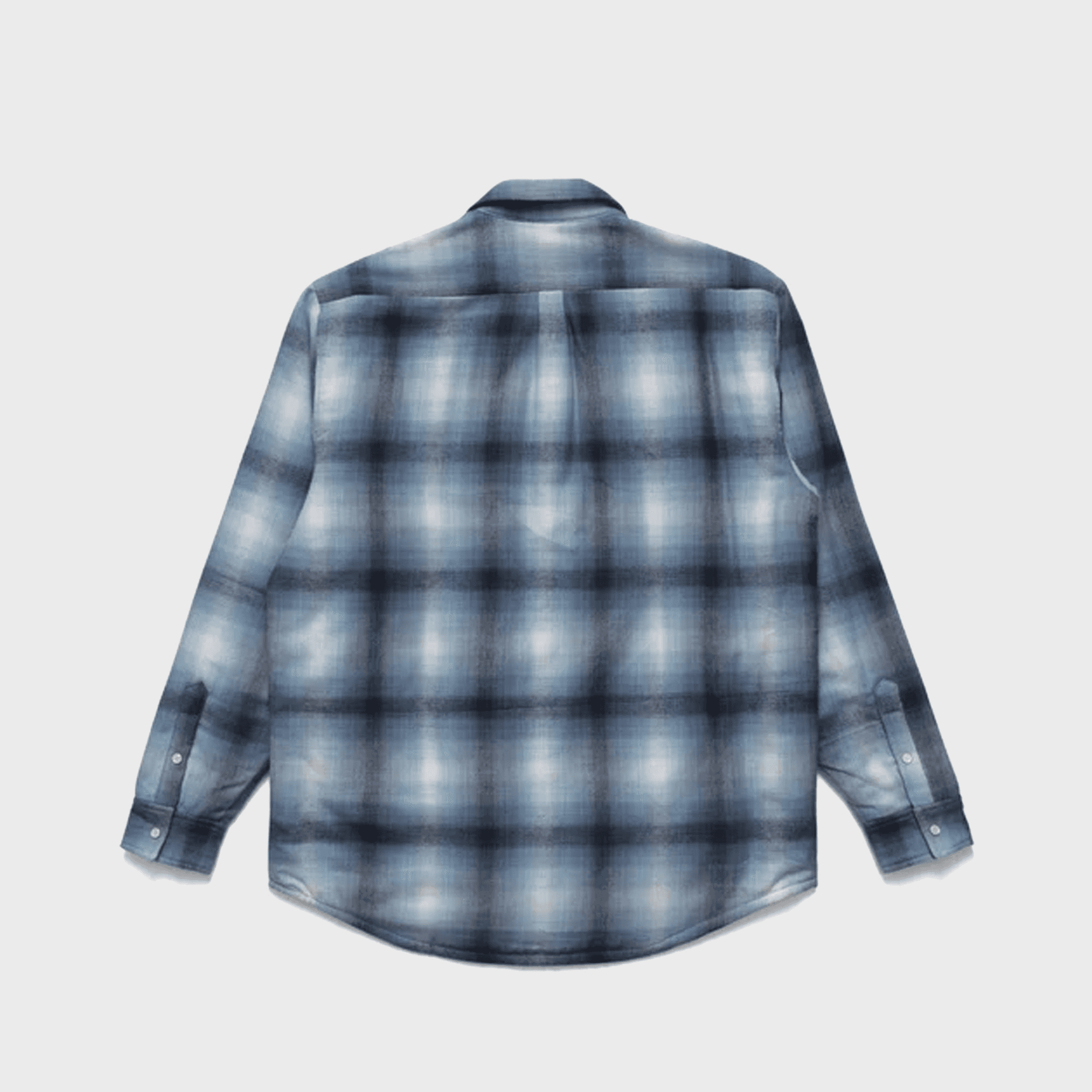 Metalwood Poly Filled Shirt - Blue Plaid — Image 4