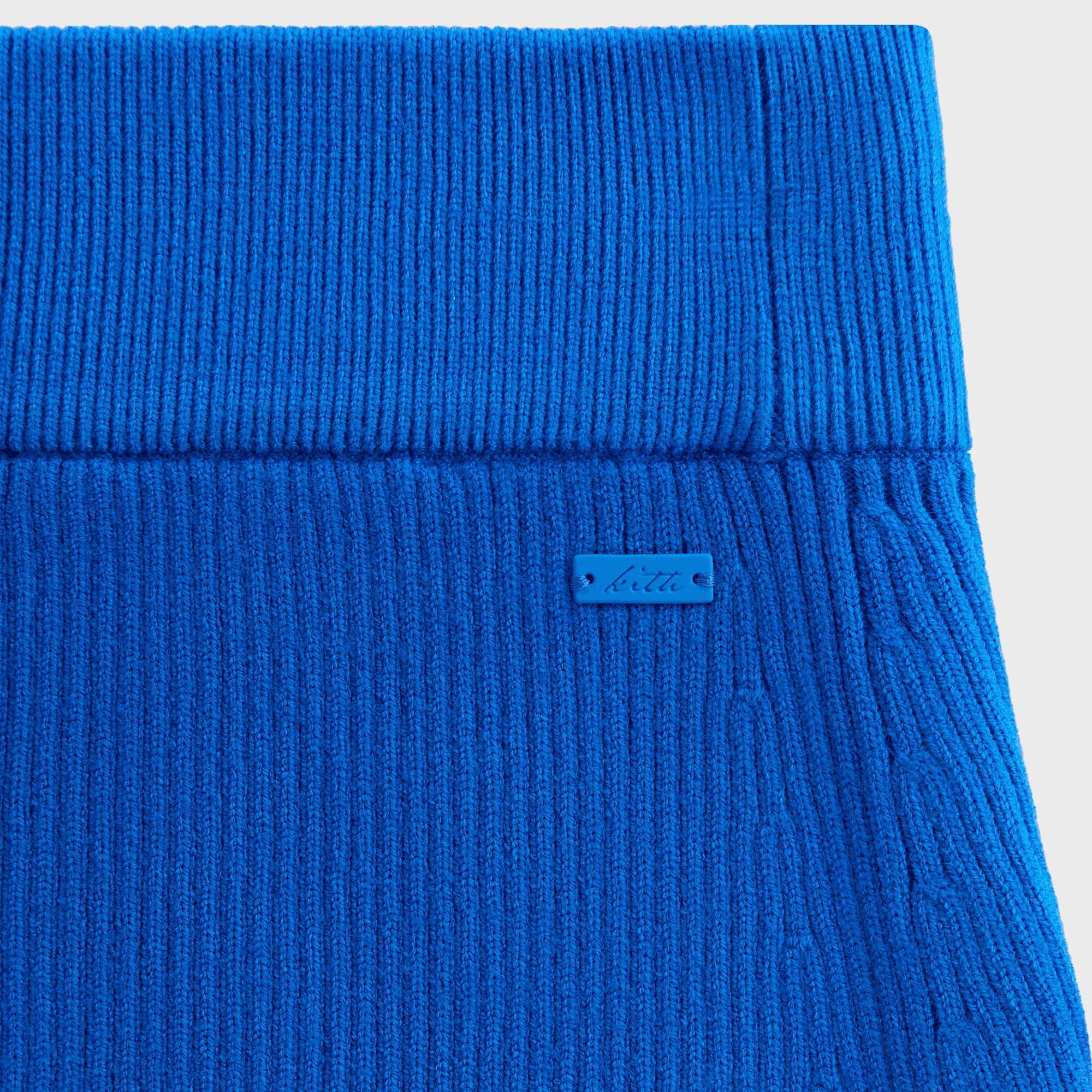 Kith Women Arys Asymmetrical Zip Mini Skirt - Lake — Image 2