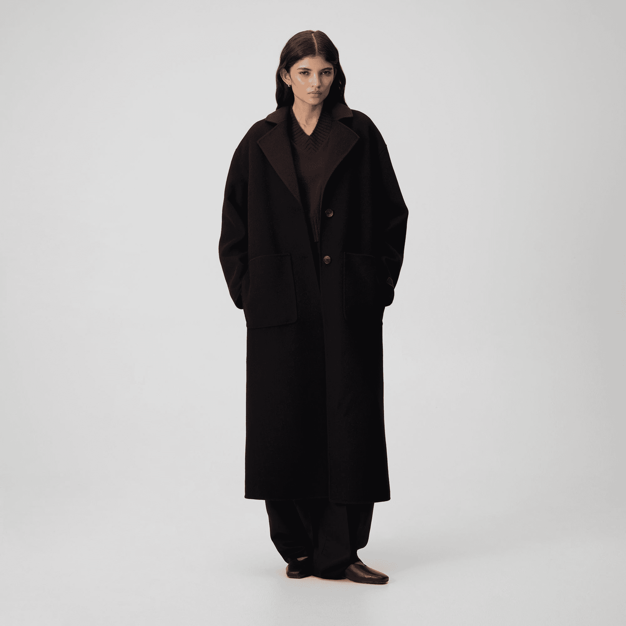 Kith Women Rory II Reversible Coat - Black — Image 7