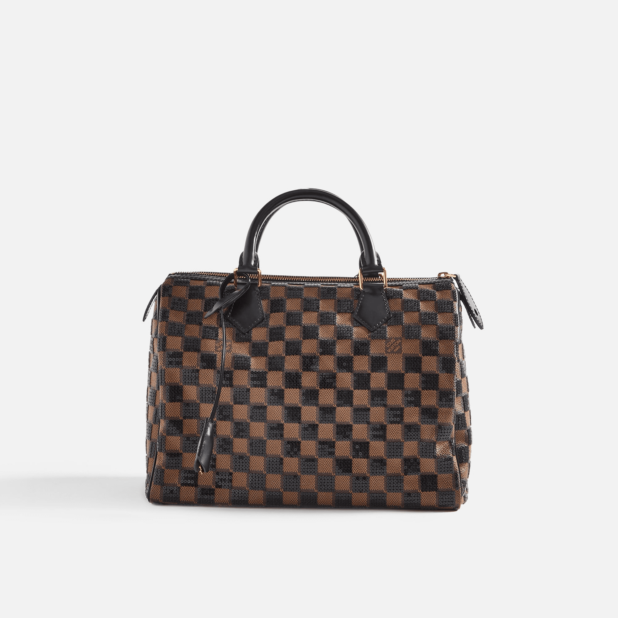 WGACA Louis Vuitton Damier Paillettes Speedy 30 - Black