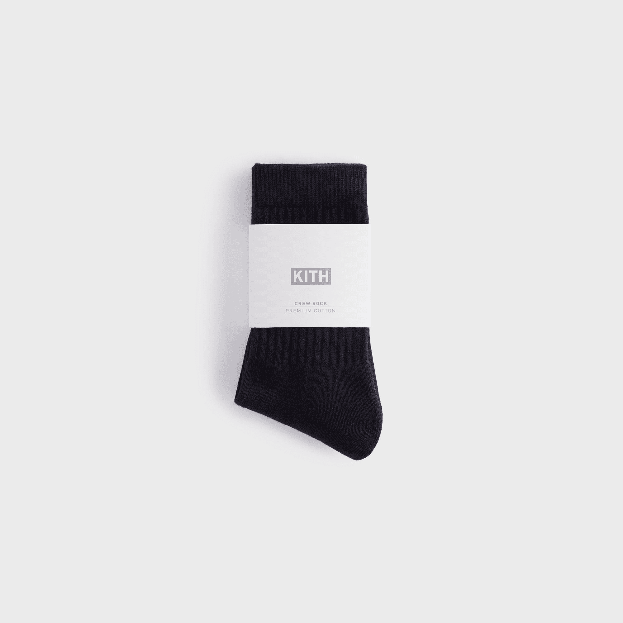 Kith Kids Classic Crew Socks - Black — Image 3