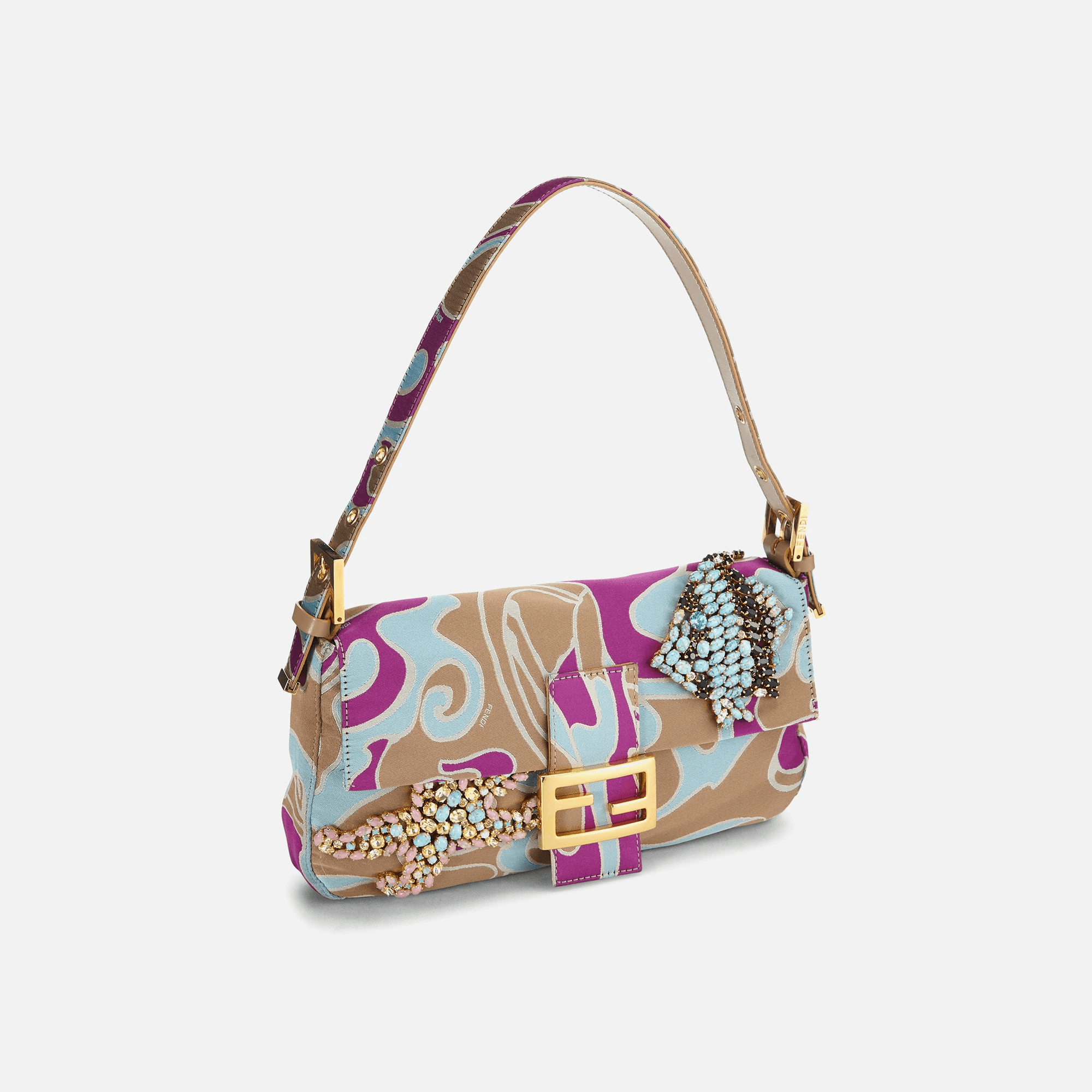 WGACA Fendi Multi Beaded Baguette - Multi — Image 3