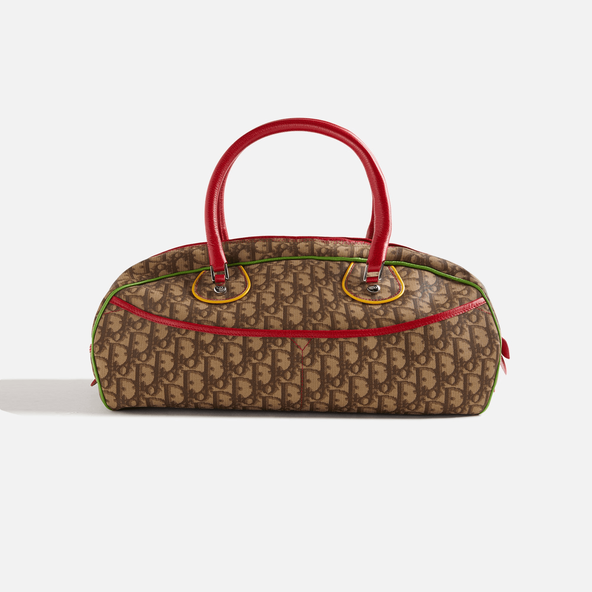 WGACA Dior Coated Canvas Rasta Bowler - Brown — Image 2