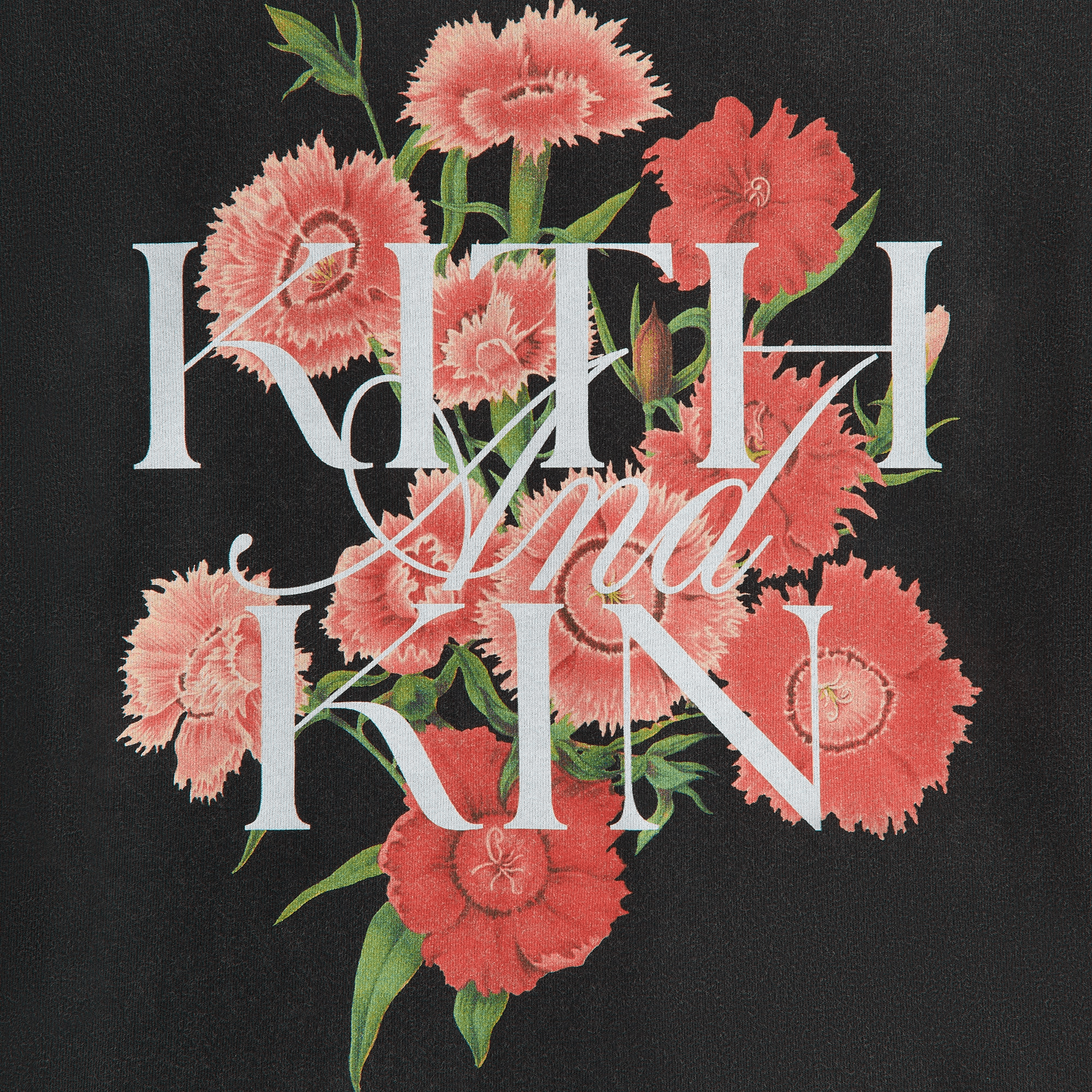Kith Women Floral Vintage Tee - Black — Image 2