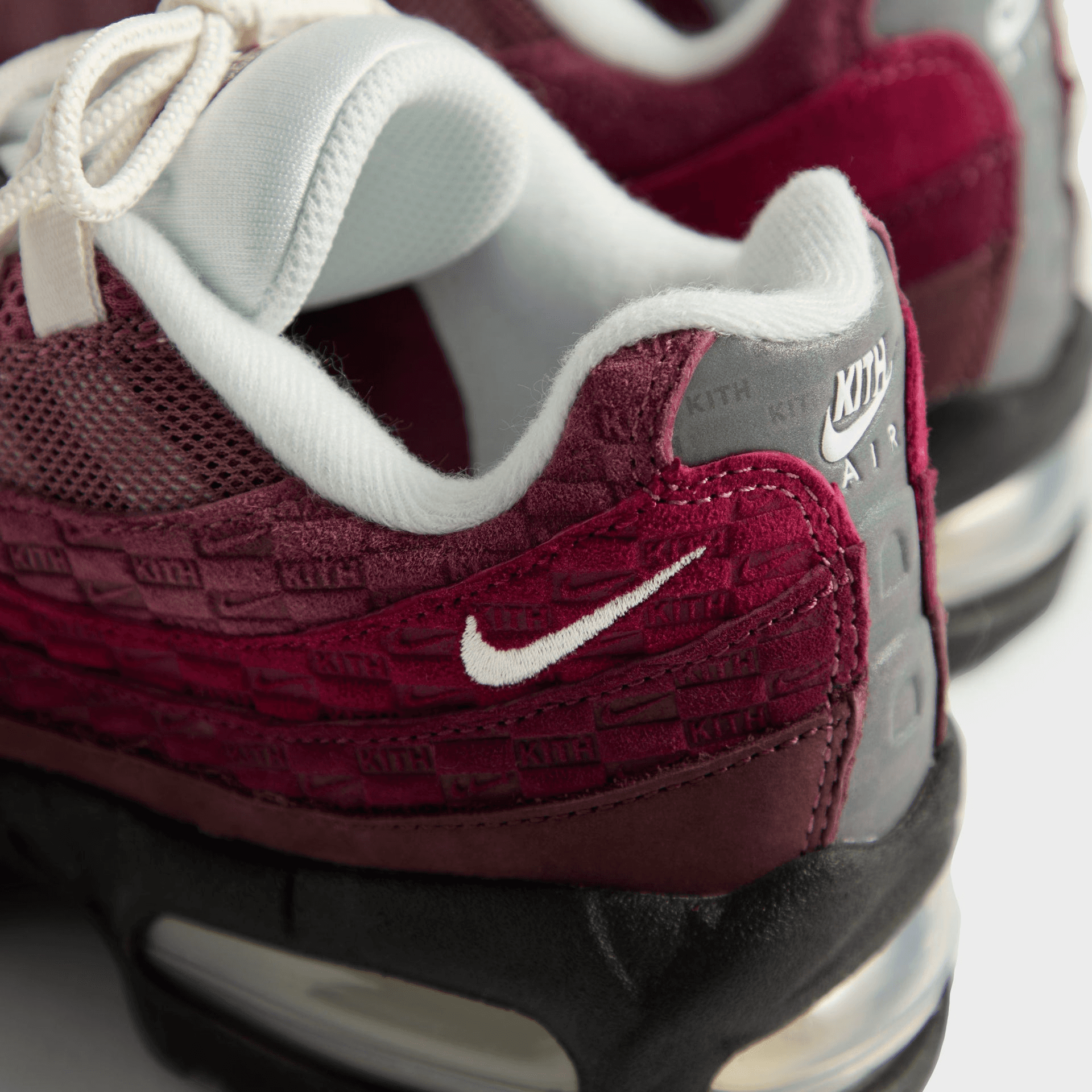 Kith for Nike GS Air Max 95 - El Dorado / Sail / Dark Beetroot / Rush Maroon — Image 3