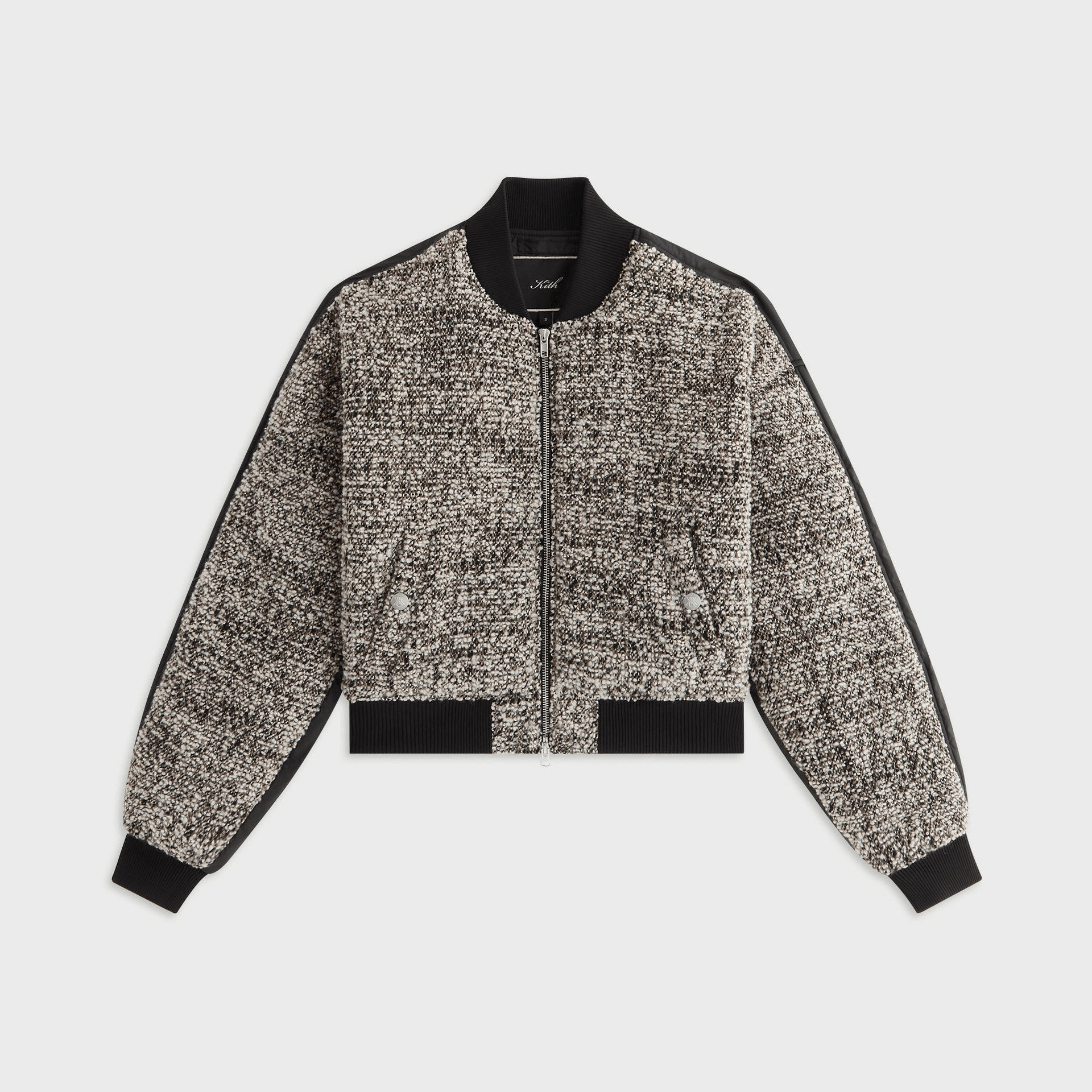 Kith Women Celia Boucle Bomber - Black — Image 4
