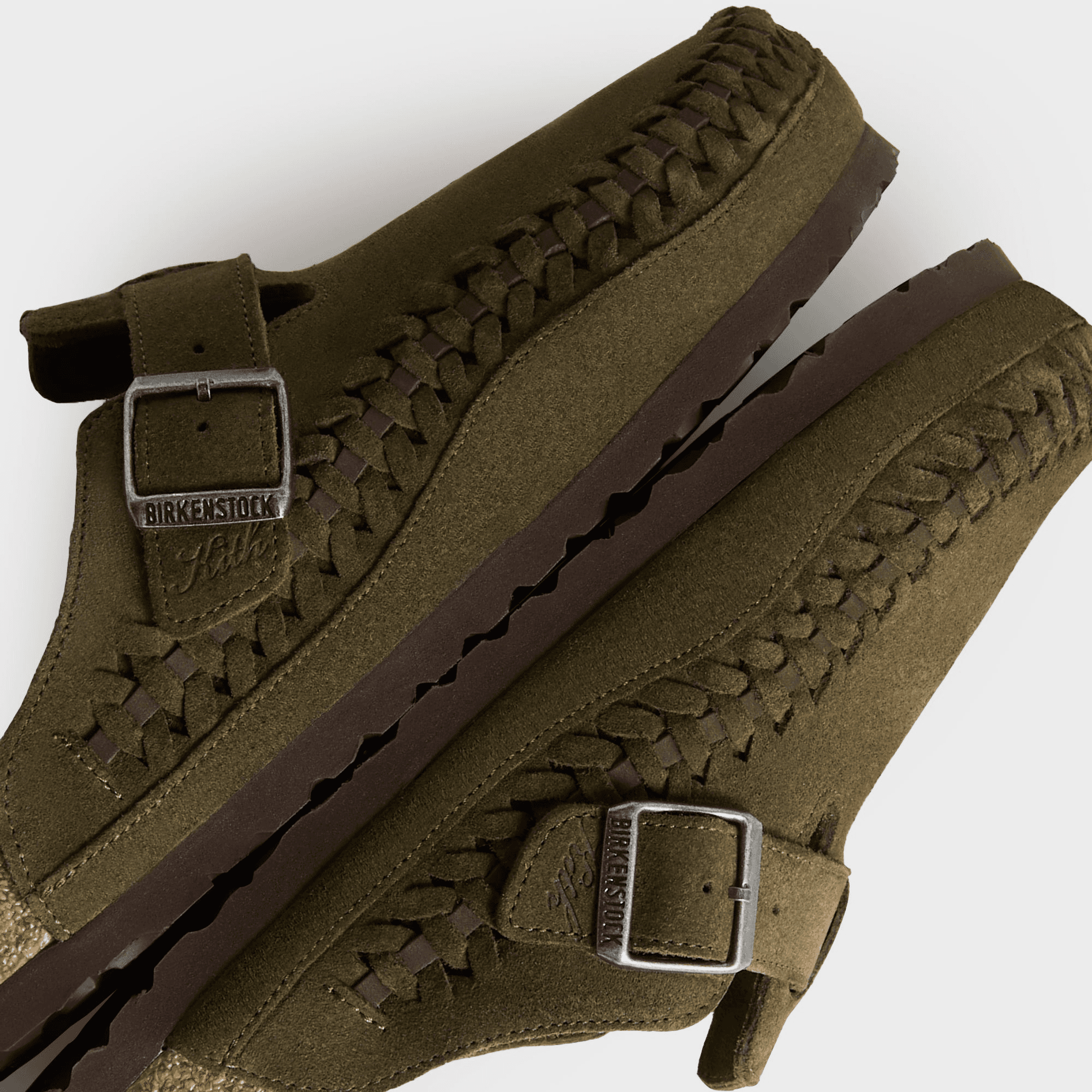 MADE-TO-ORDER | Kith for Birkenstock WMNS Boston Braided - Thyme - PH — Image 3
