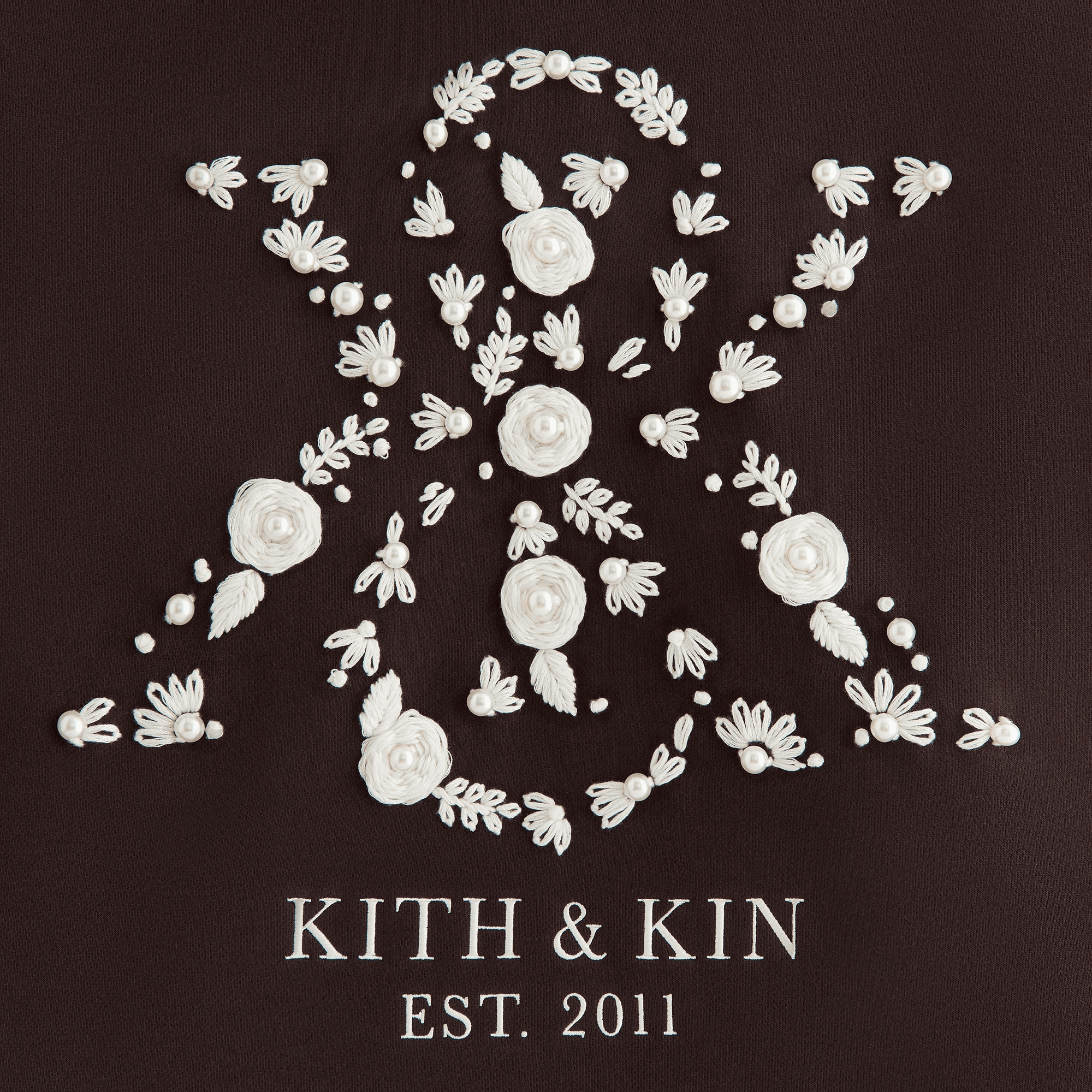 Kith Women Maverick Pearl Crest Hoodie - Incognito — Image 2