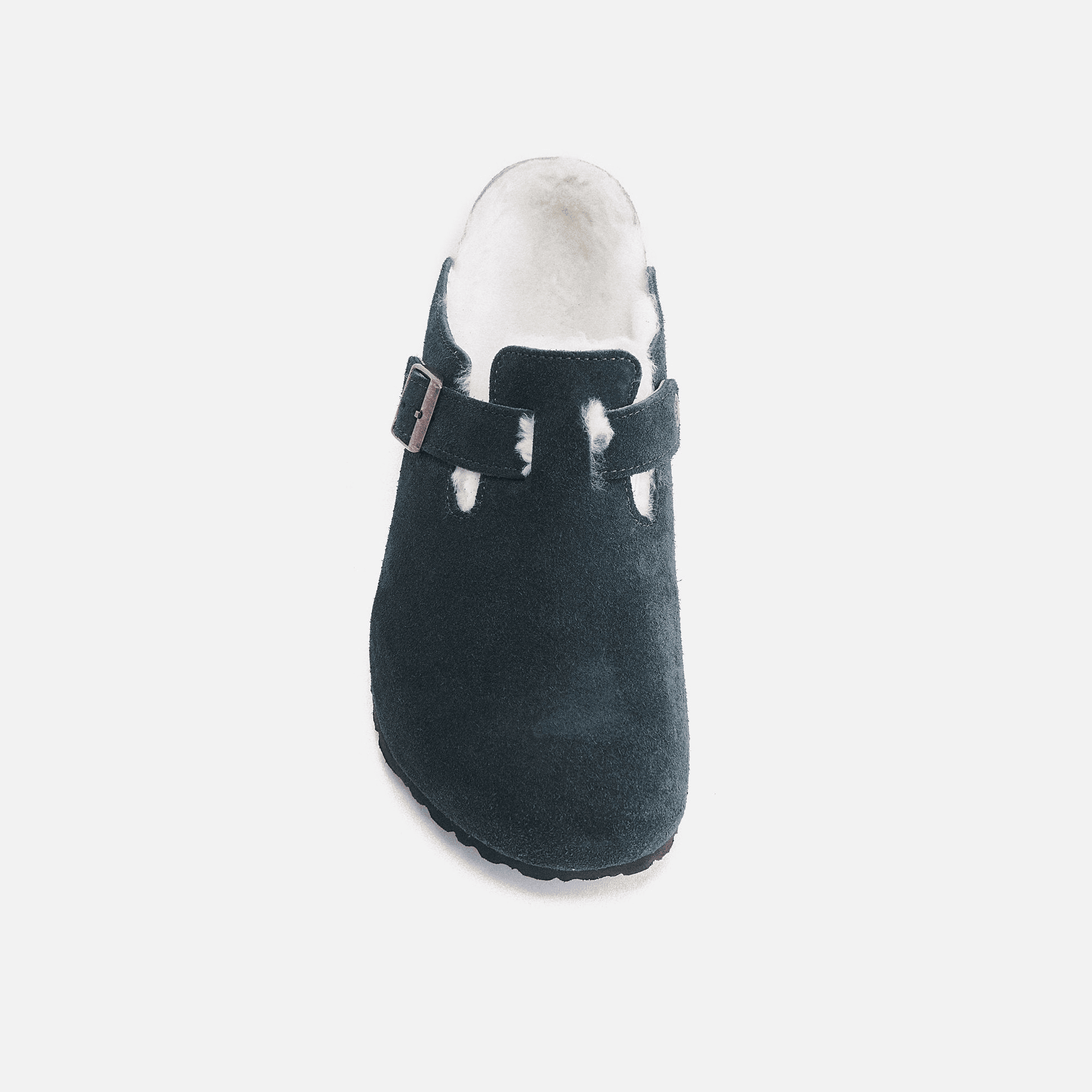 Kith Women for Birkenstock Boston Shearling - Scarab Green — Image 4