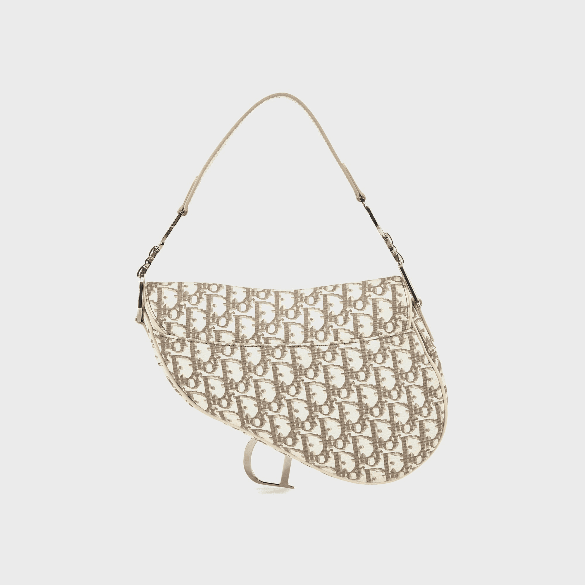 WGACA Dior Embroidered Floral Saddle - Beige — Image 2
