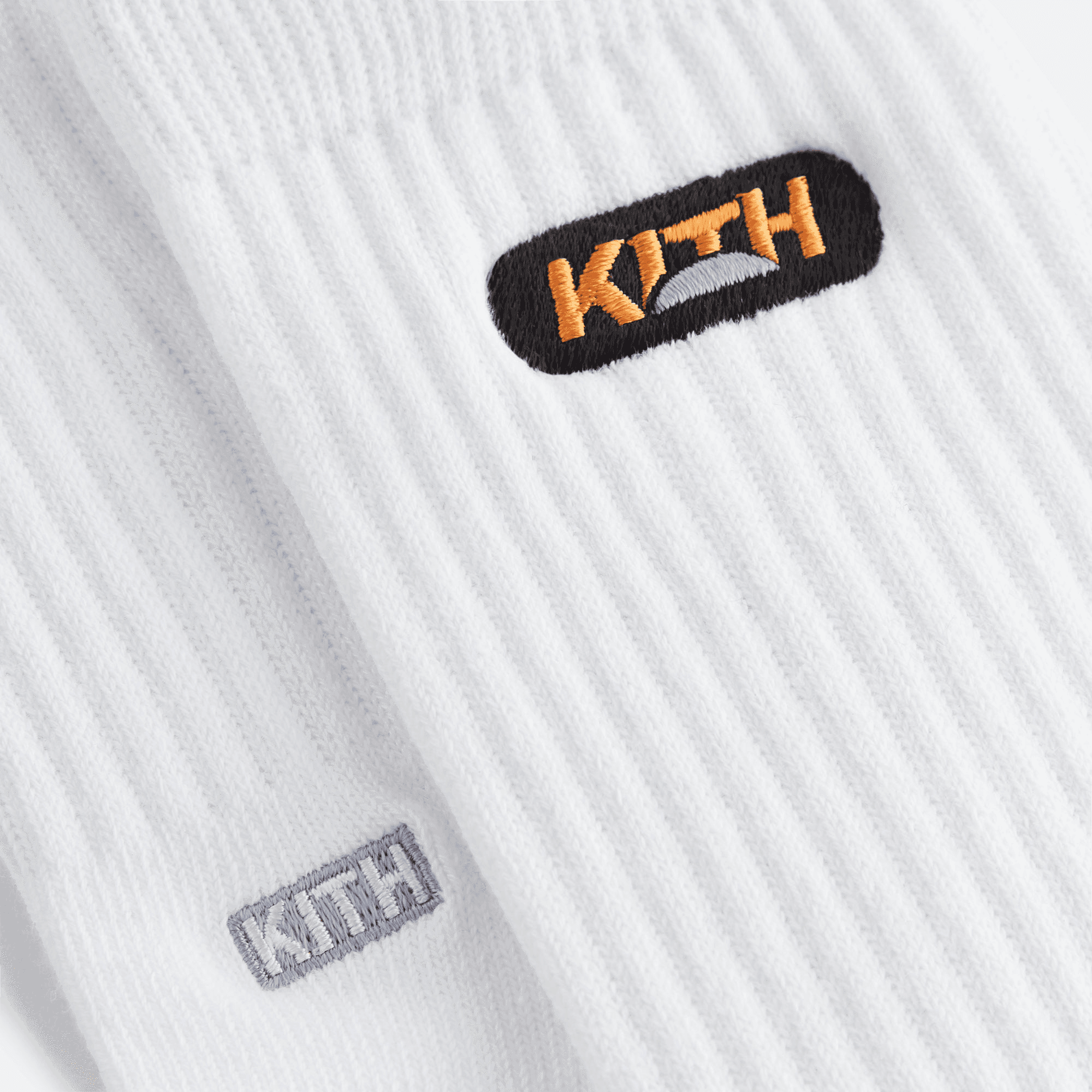 Kith Kids Graphic Crew 3 Pack Sock - White — Image 2