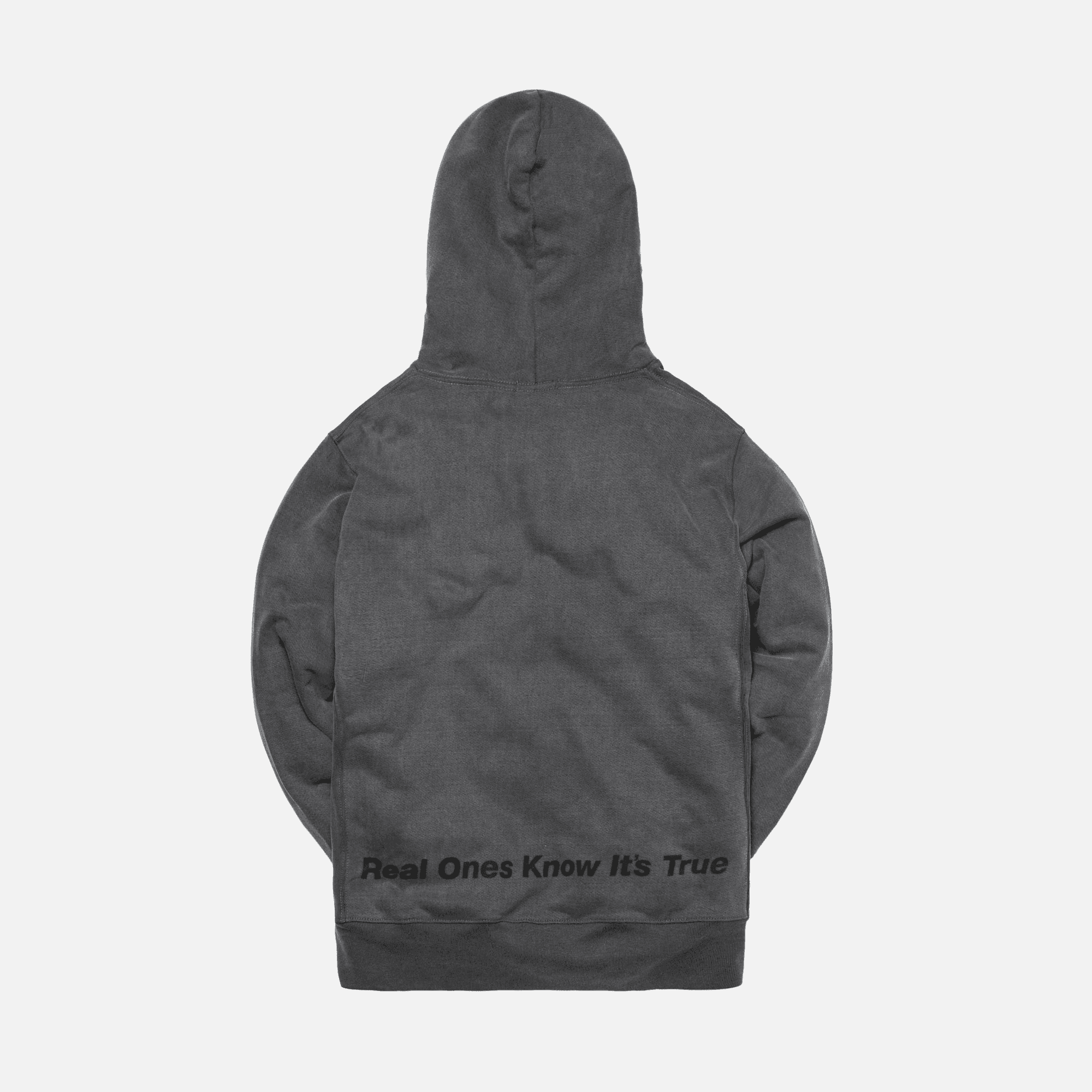 Rokit Pigment Dye Pullover Hoodie - Washed Black / Yellow — Image 2
