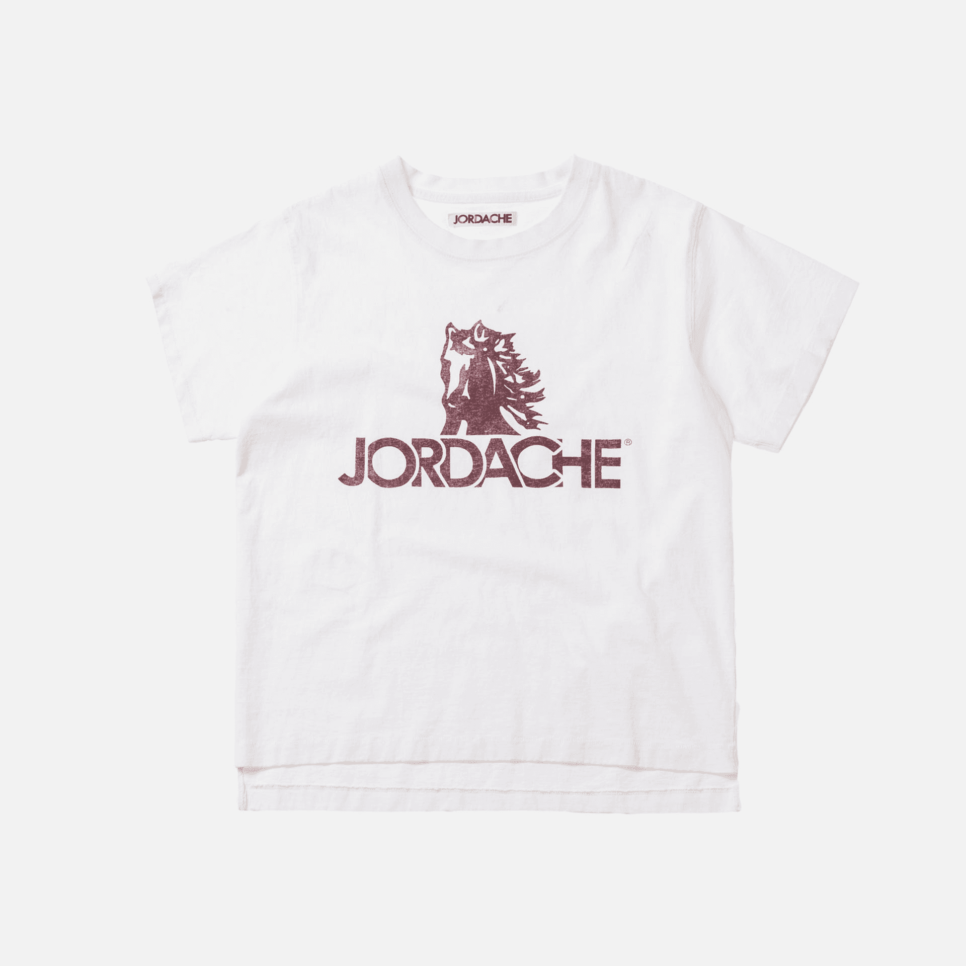 Jordache Oversized Logo Tee - White — Image 4