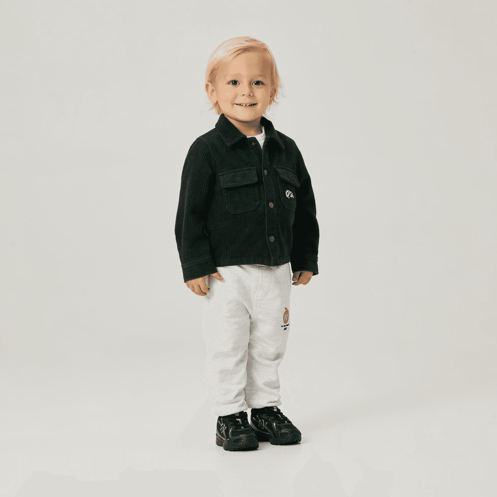 Kith Baby Rowan Cord Shirt - Stadium — Image 5