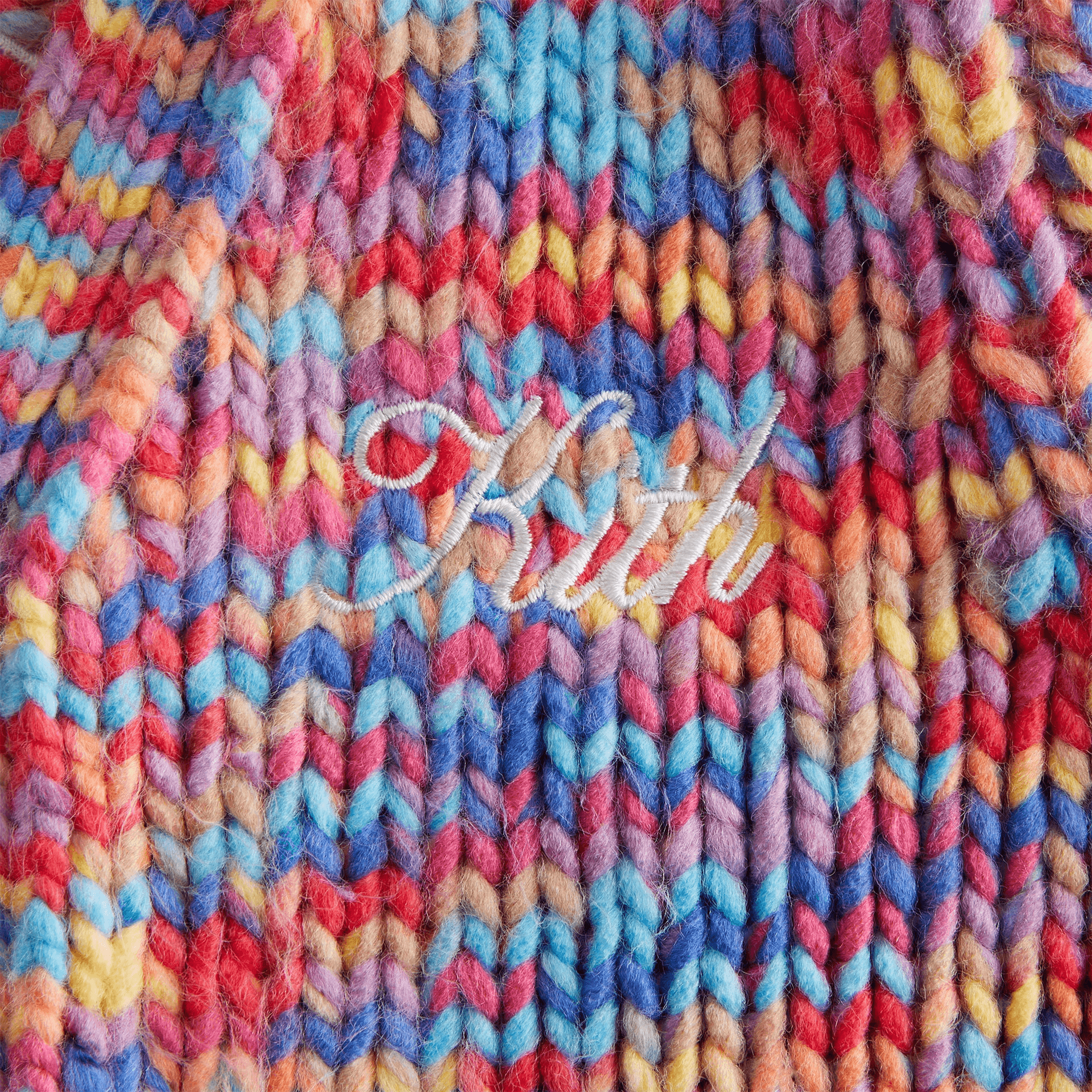 Kith Baby Weirfield Logo Space Dye Cardigan - Fervor — Image 2
