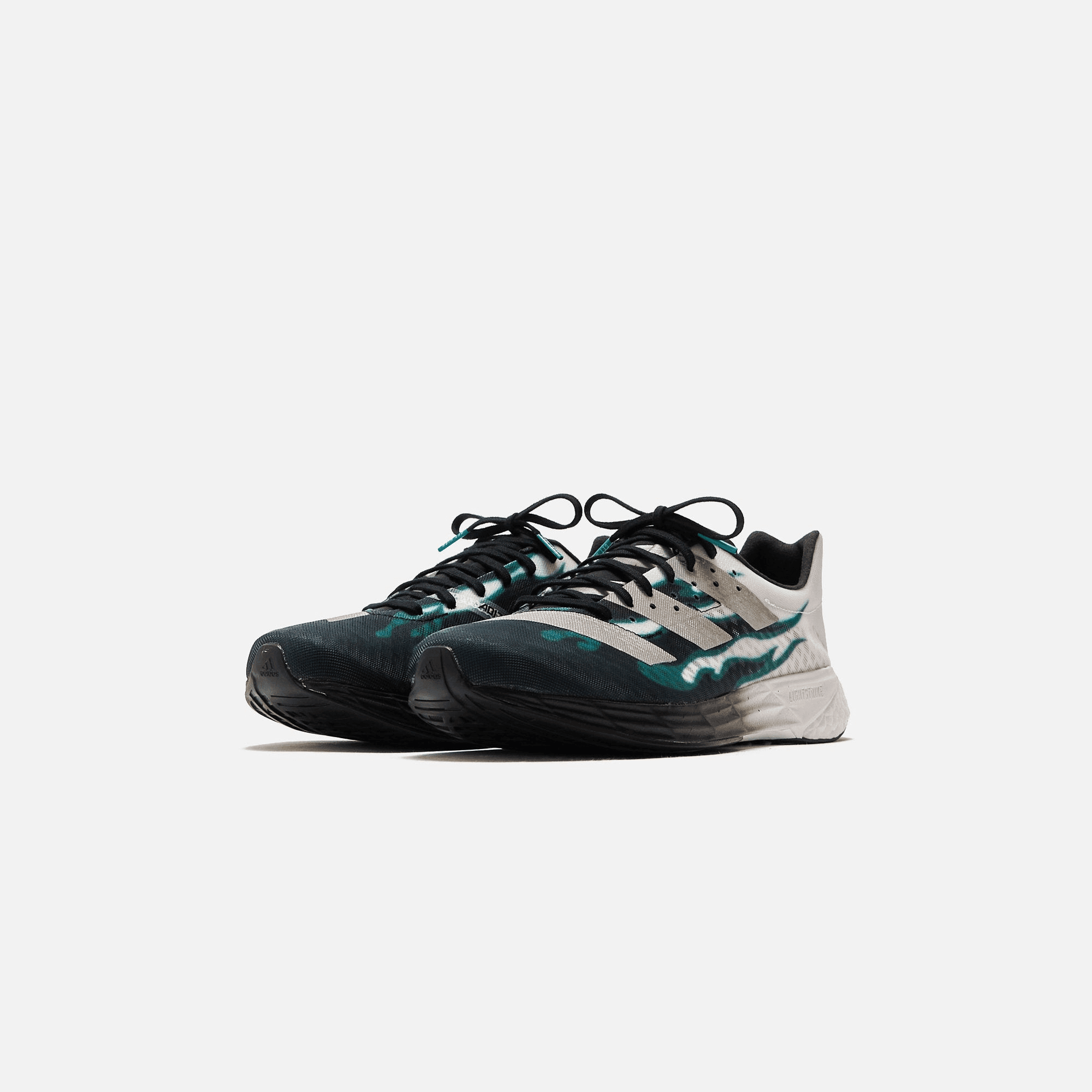 adidas Consortium Adizero Pro BM - Core Black / Yellow Tint / Eqt Green — Image 3