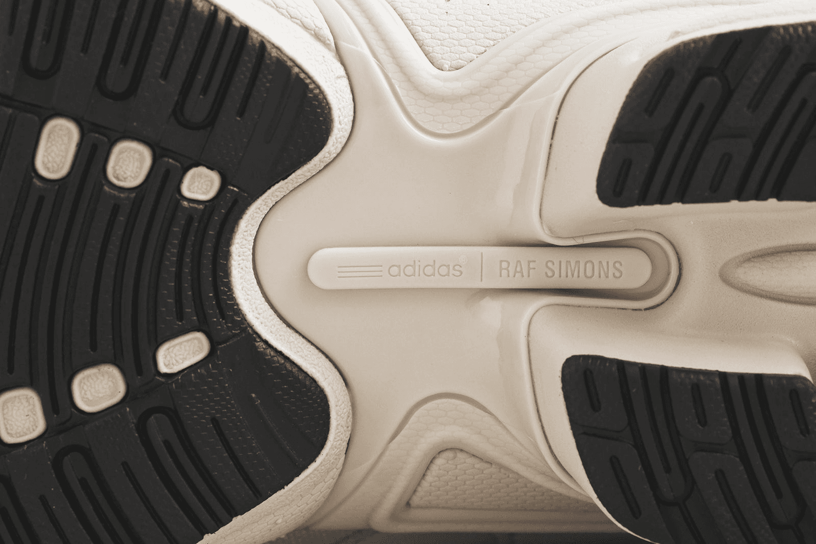 adidas by Raf Simons Ozweego III - Cream / Stone / Black — Image 3