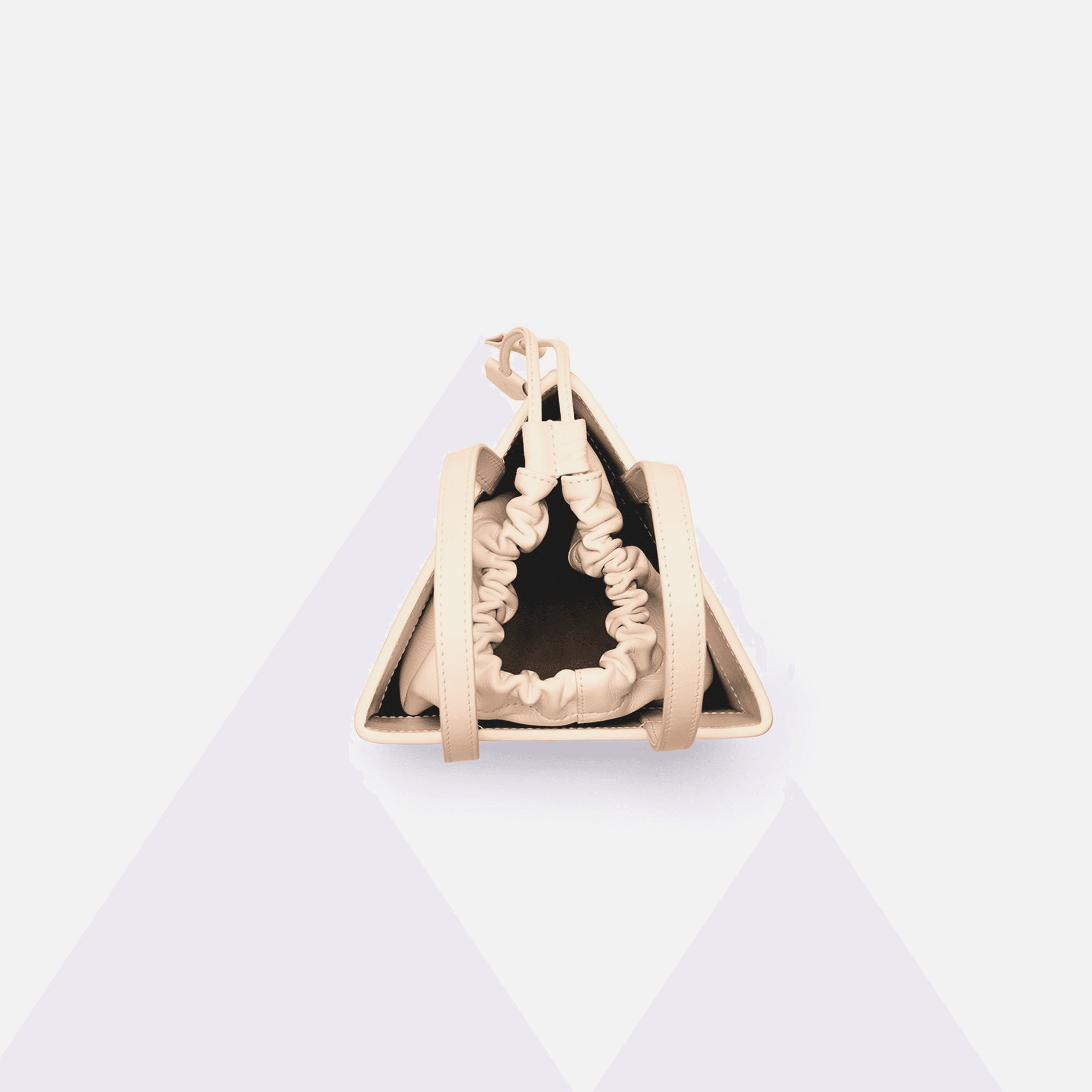 Talel Triangle Bag Small - Beige — Image 2