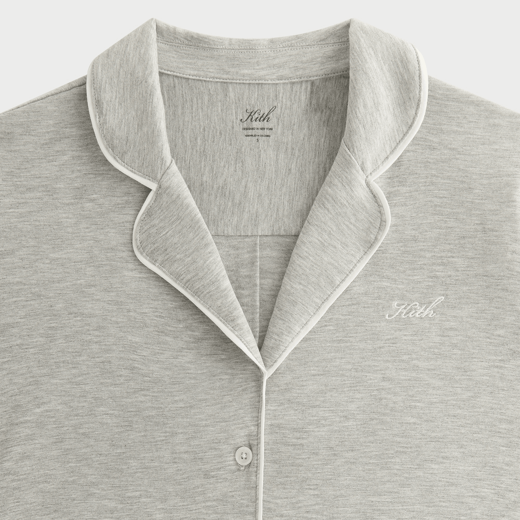 Kith Women Pajama Set - Light Heather Grey — Image 3