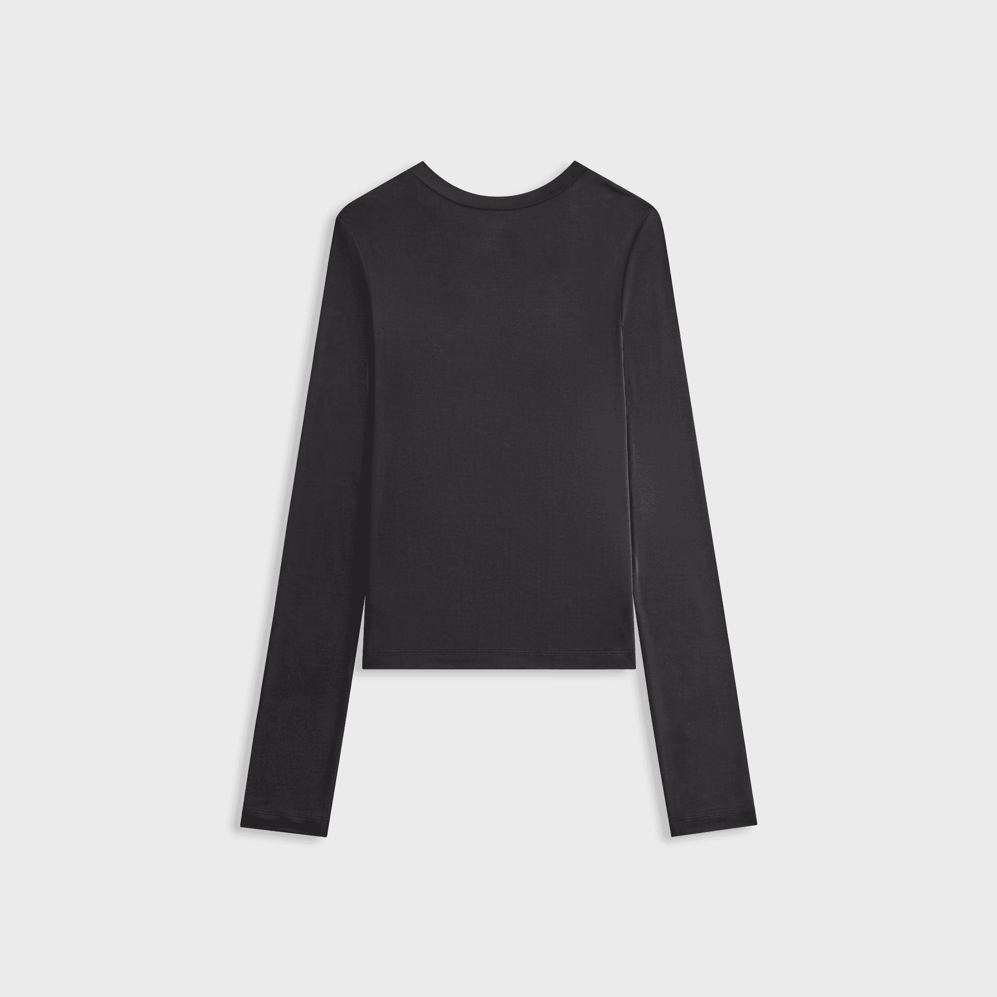 Kith Women Nori Cupro Long Sleeve - Black — Image 5
