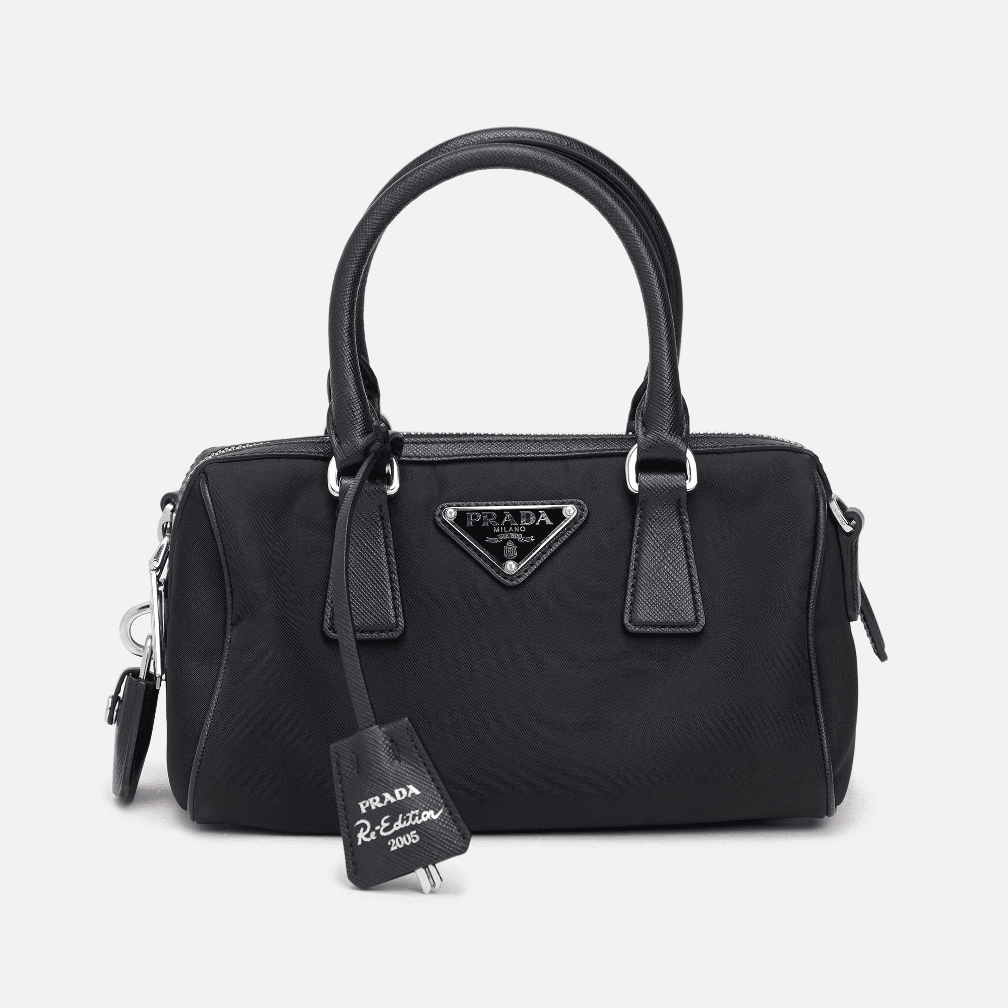WGACA Prada Nylon Re-Edition Bag - Black