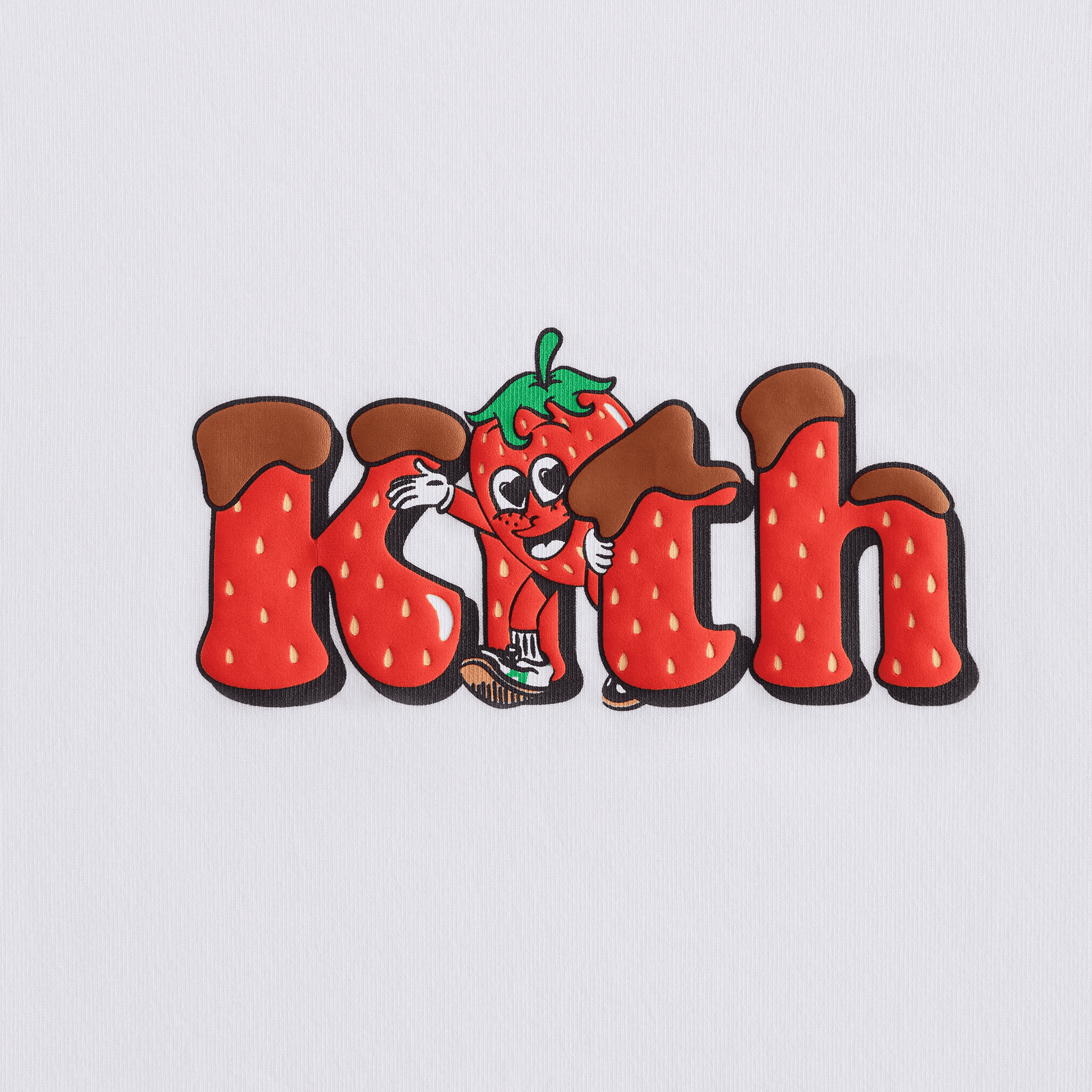 Kith Treats Strawberry Tee - White — Image 3