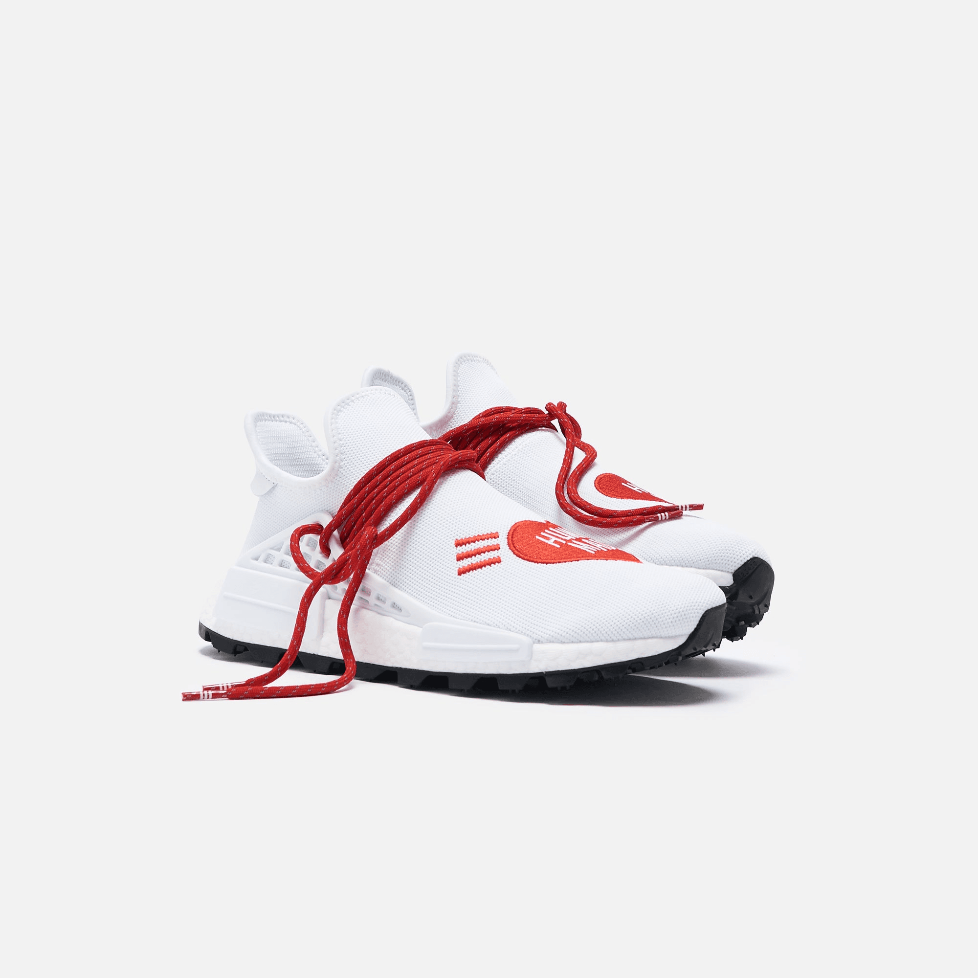adidas Consortium x Human Made x Pharrell Williams NMD Hu - White / Scarlet / Core Black — Image 6