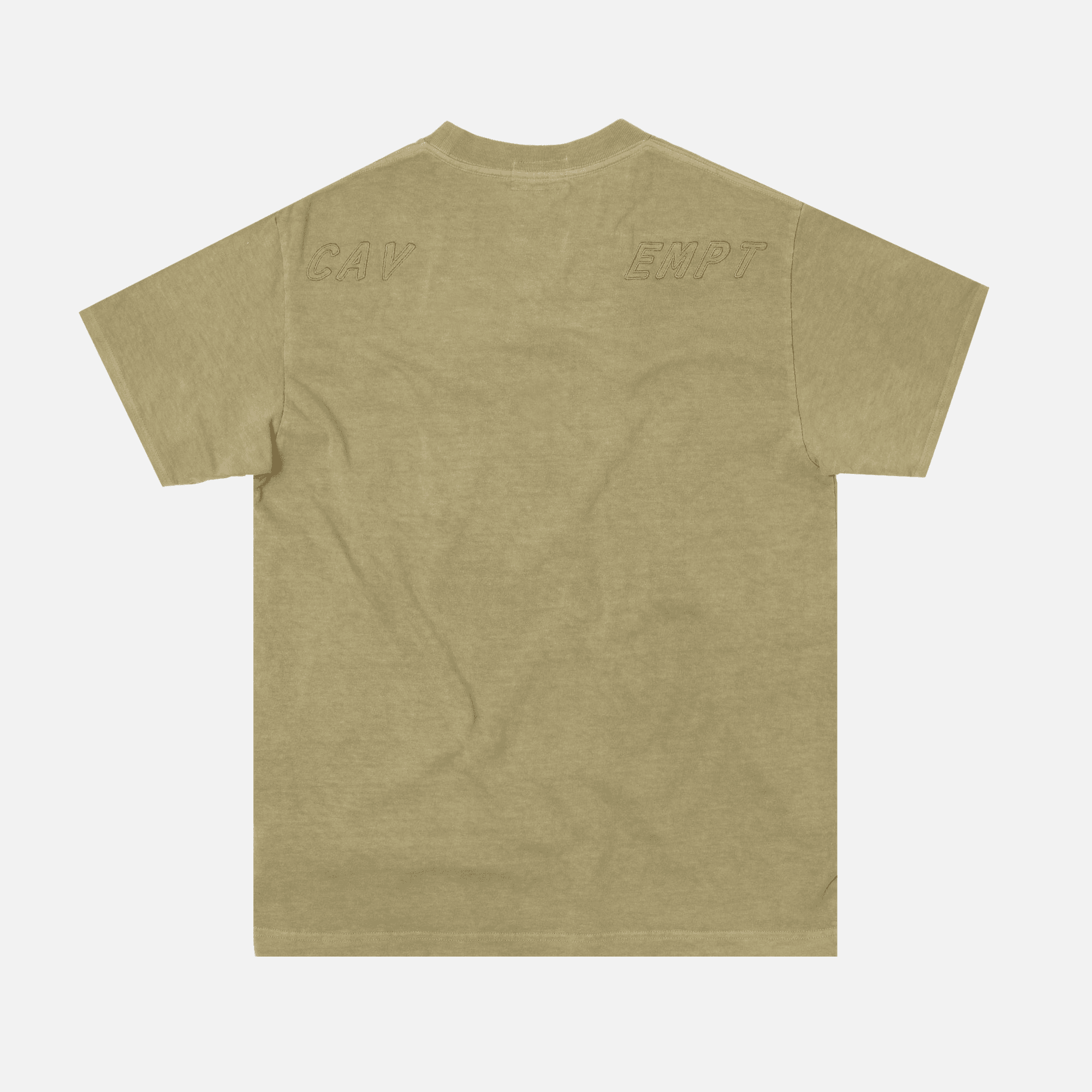 Cav Empt Overdye Bold Cav Empt Tee - Beige — Image 2