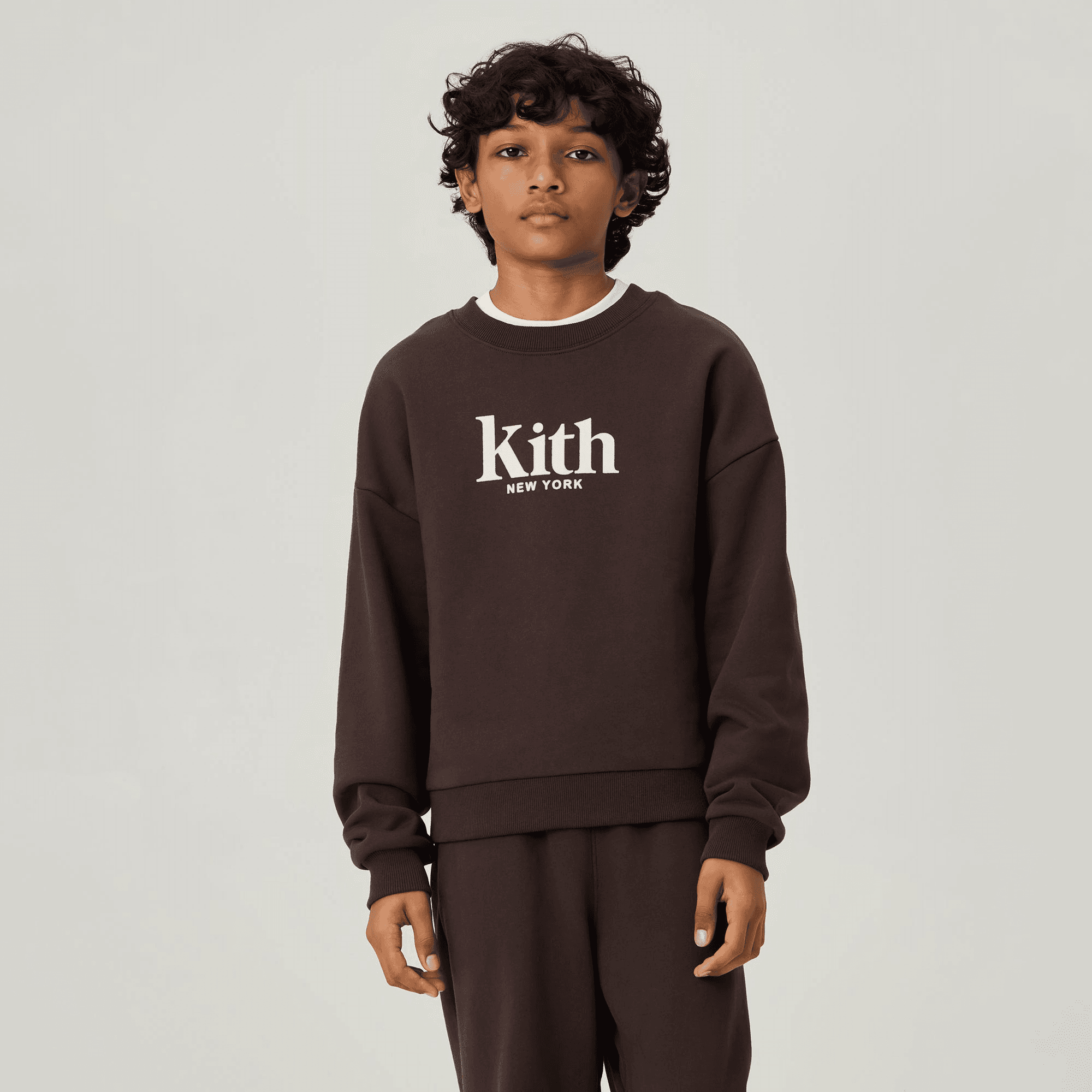 Kith Kids Classic Nelson Crewneck - Kindling — Image 5