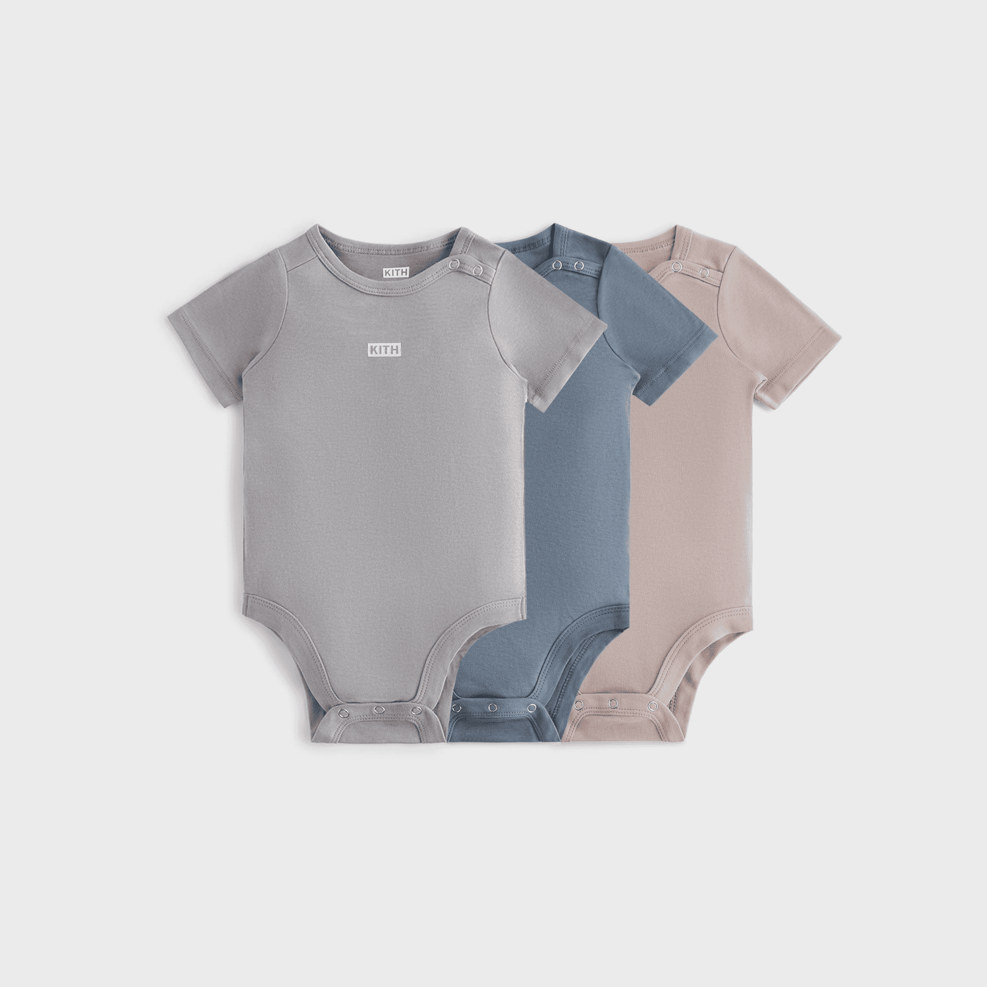 Kith Baby Palette 3-Pack Bodysuit - Argon — Image 5