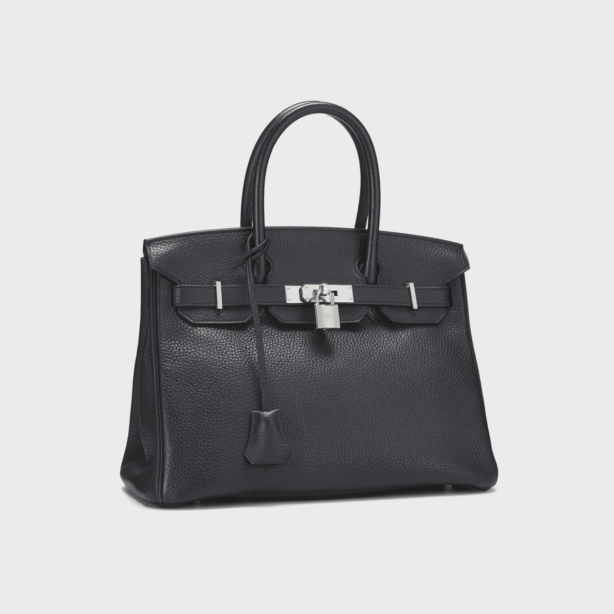 WGACA Hermes Clemence Birkin 30 - Black — Image 3