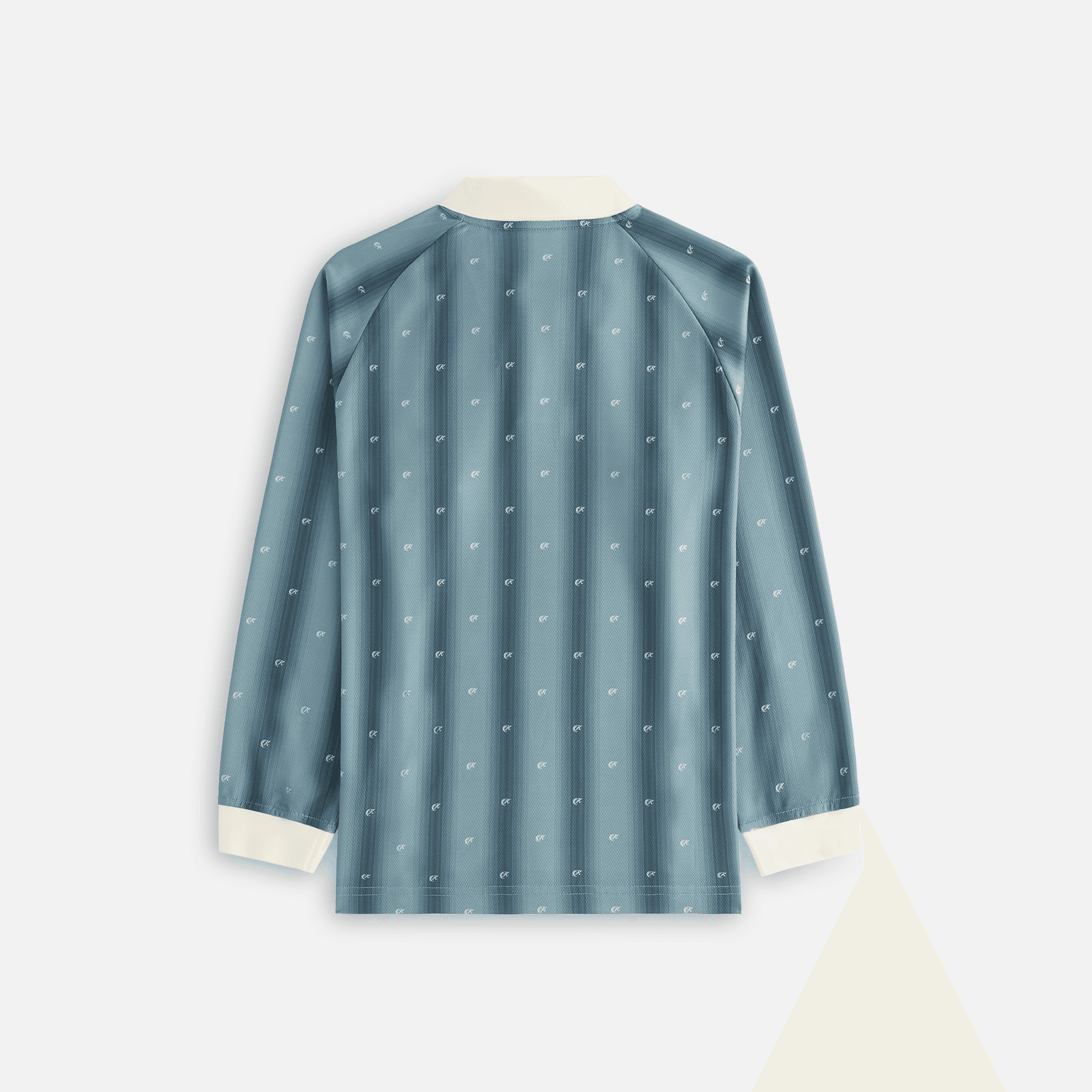 Kith Women Ridley Polo Monogram Long Sleeve Jersey - Court — Image 4
