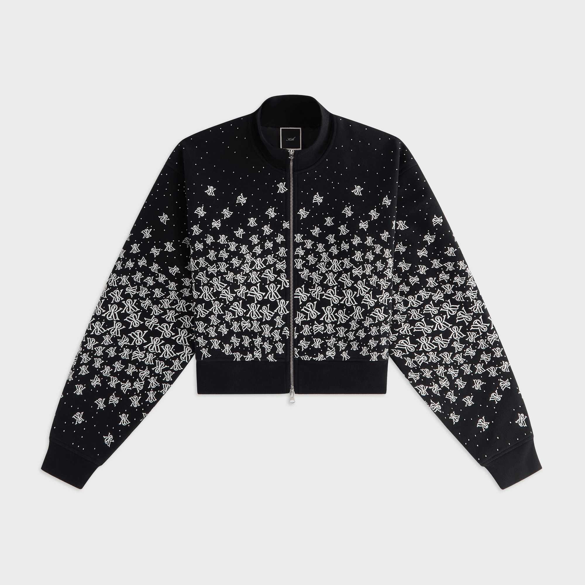 Kith Women Cropped Wyler Falling Crest Jacket - Black