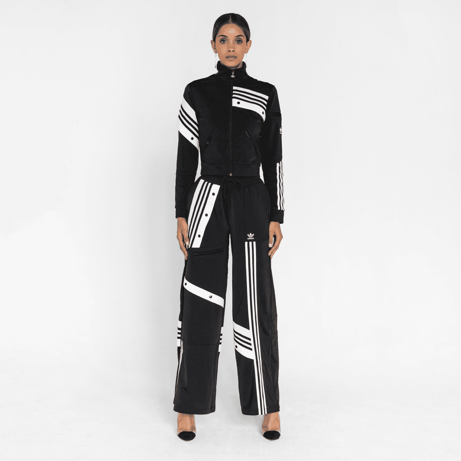adidas by Daniëlle Cathari Tracksuit Pants - Black / Chalk — Image 3