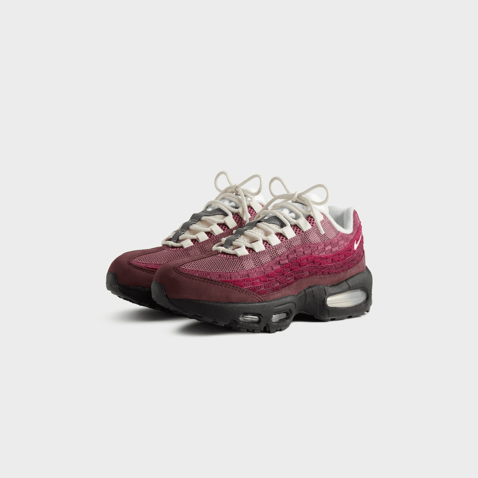 Kith for Nike GS Air Max 95 - El Dorado / Sail / Dark Beetroot / Rush Maroon — Image 9