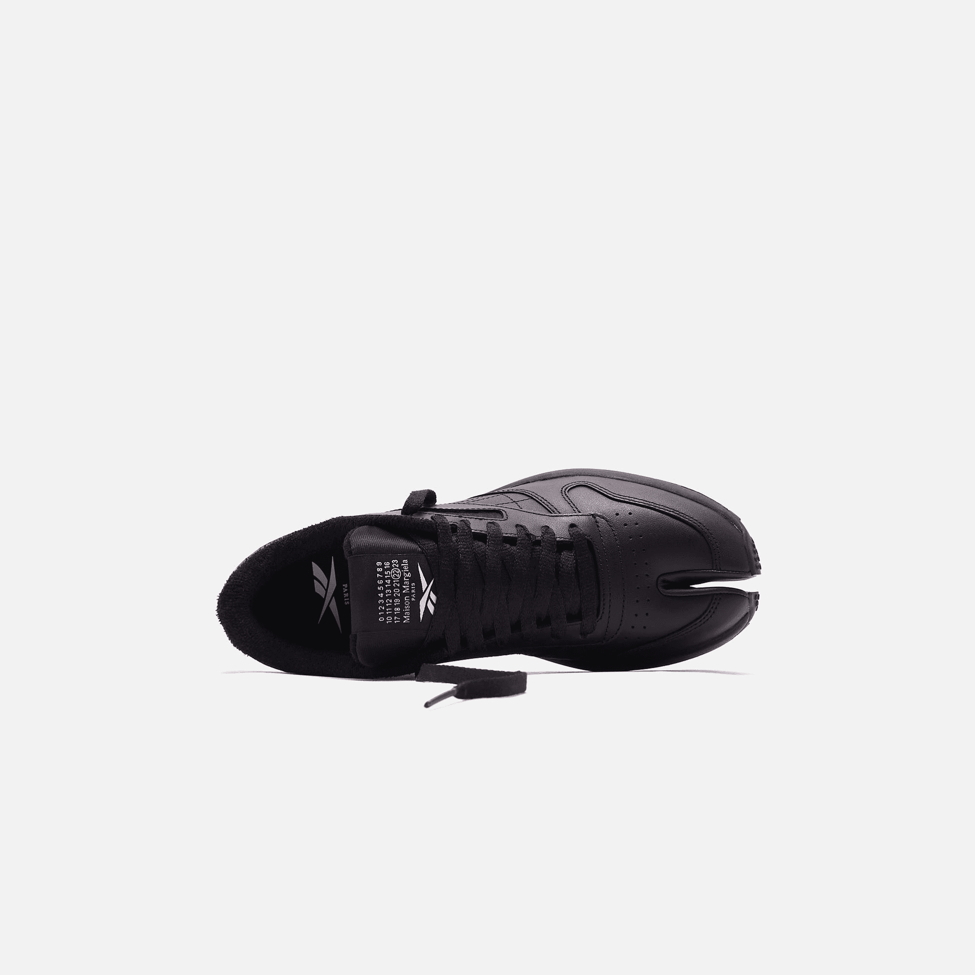 Reebok x Margiela Classic Leather Tabi - Black — Image 6