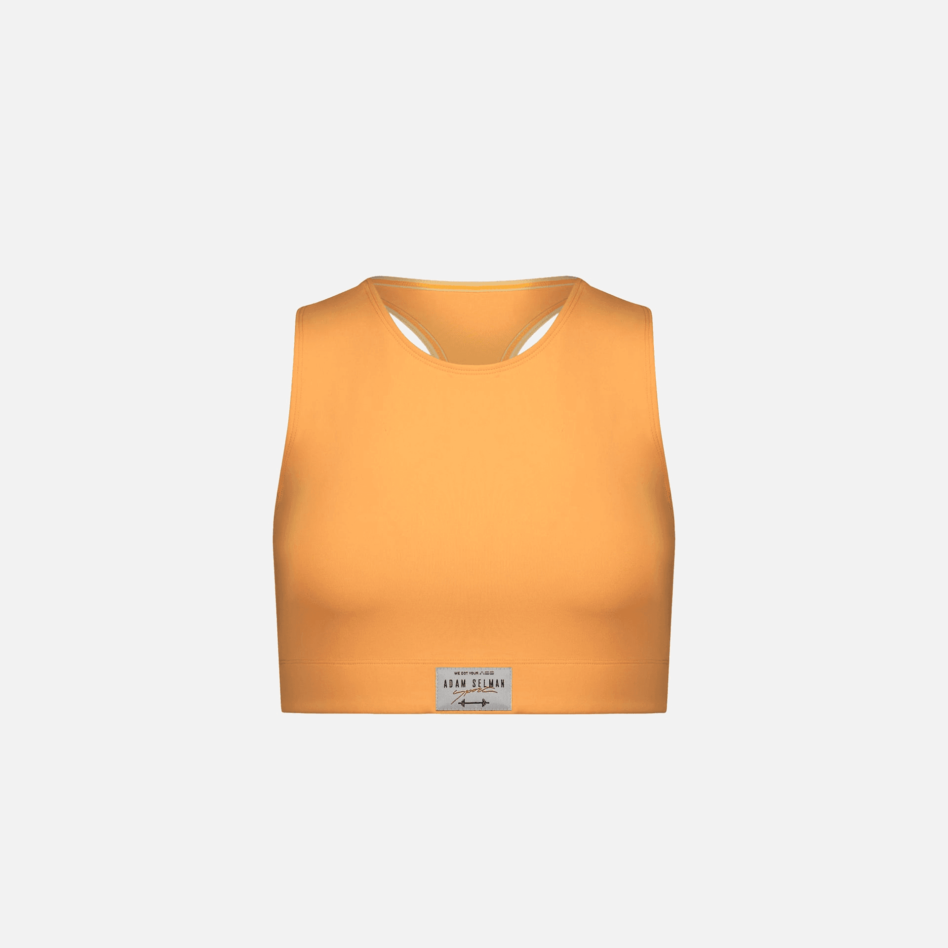 Adam Selman Racer Crop Top - Mango — Image 2