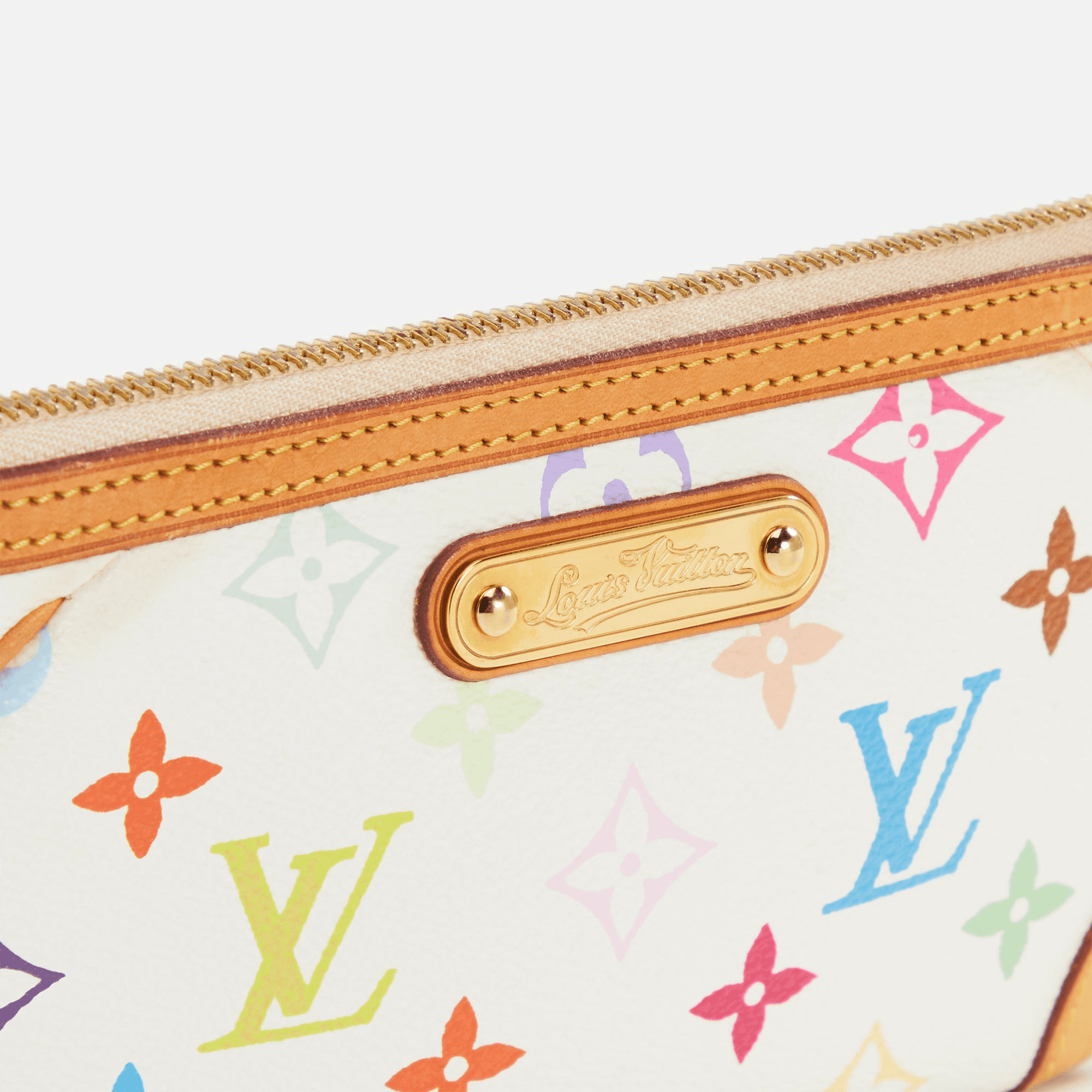 WGACA Louis Vuitton Milla Pochette - White / Multi — Image 2