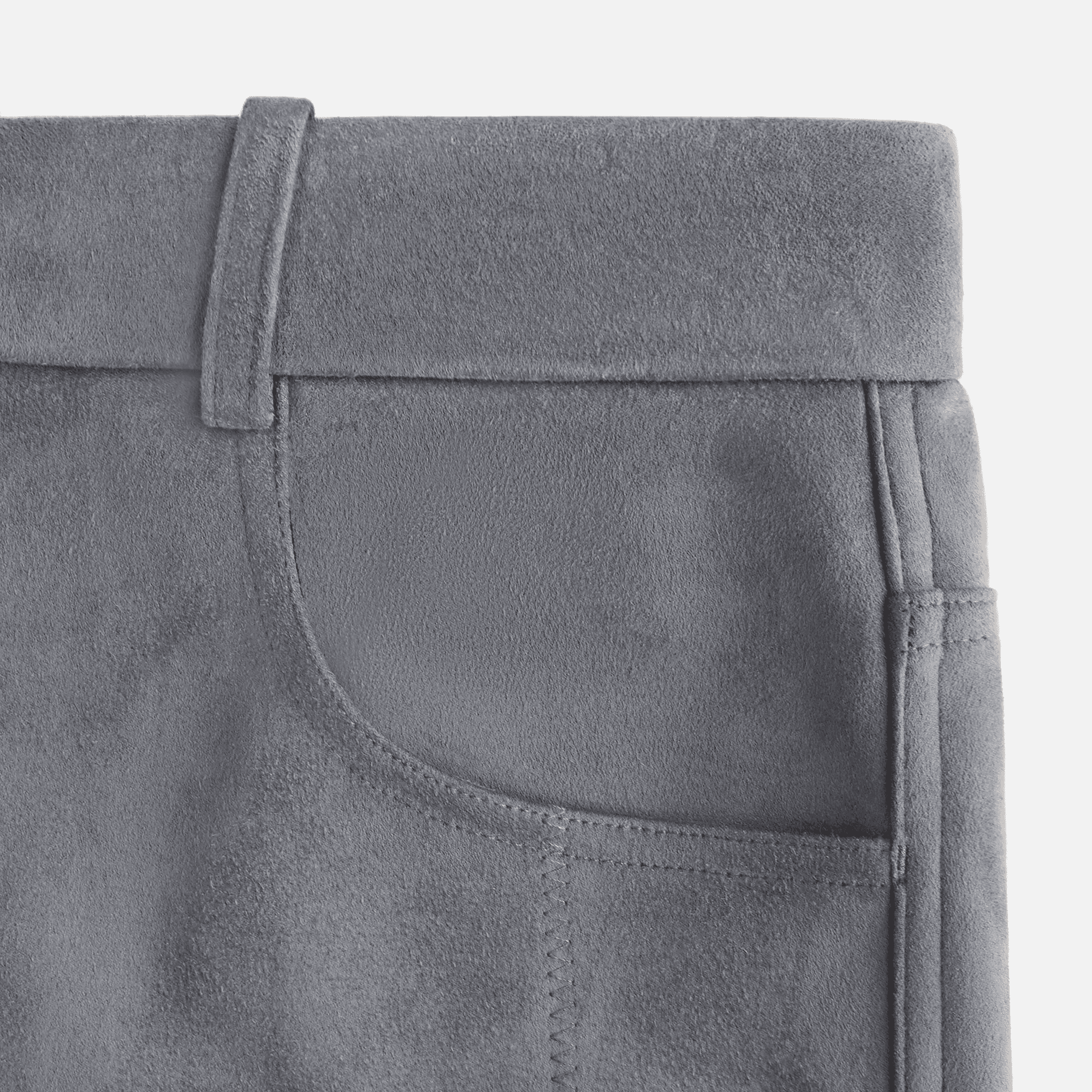 Kith Women Miren Microsuede Five Pocket Pant - Asteroid — Image 3