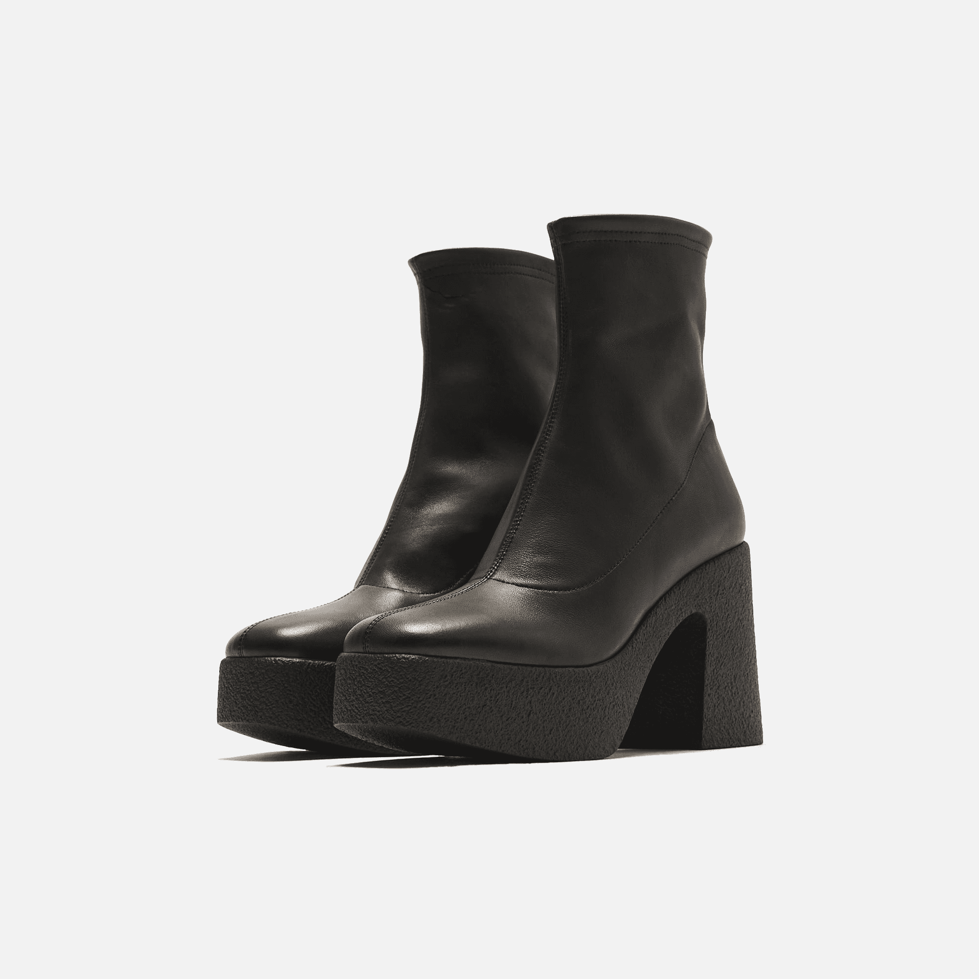 Brother Vellies WMNS Empire Platform Leather Boot - Midnight — Image 3
