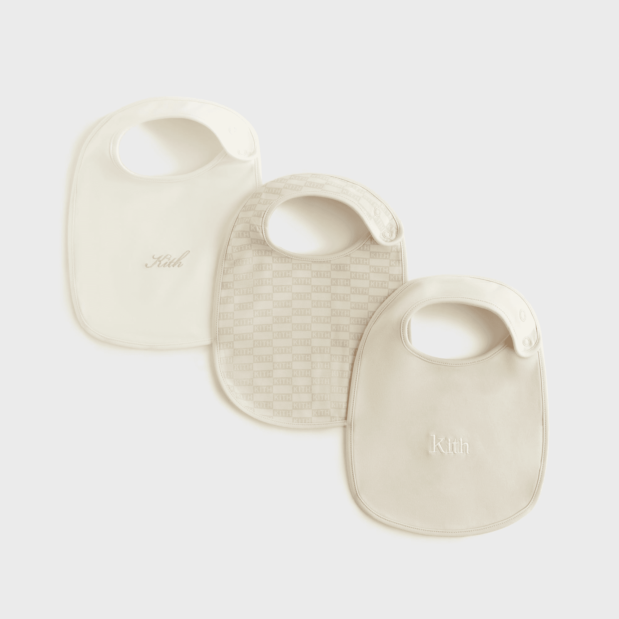 Kith Baby 3-Pack Bib Set - Silk